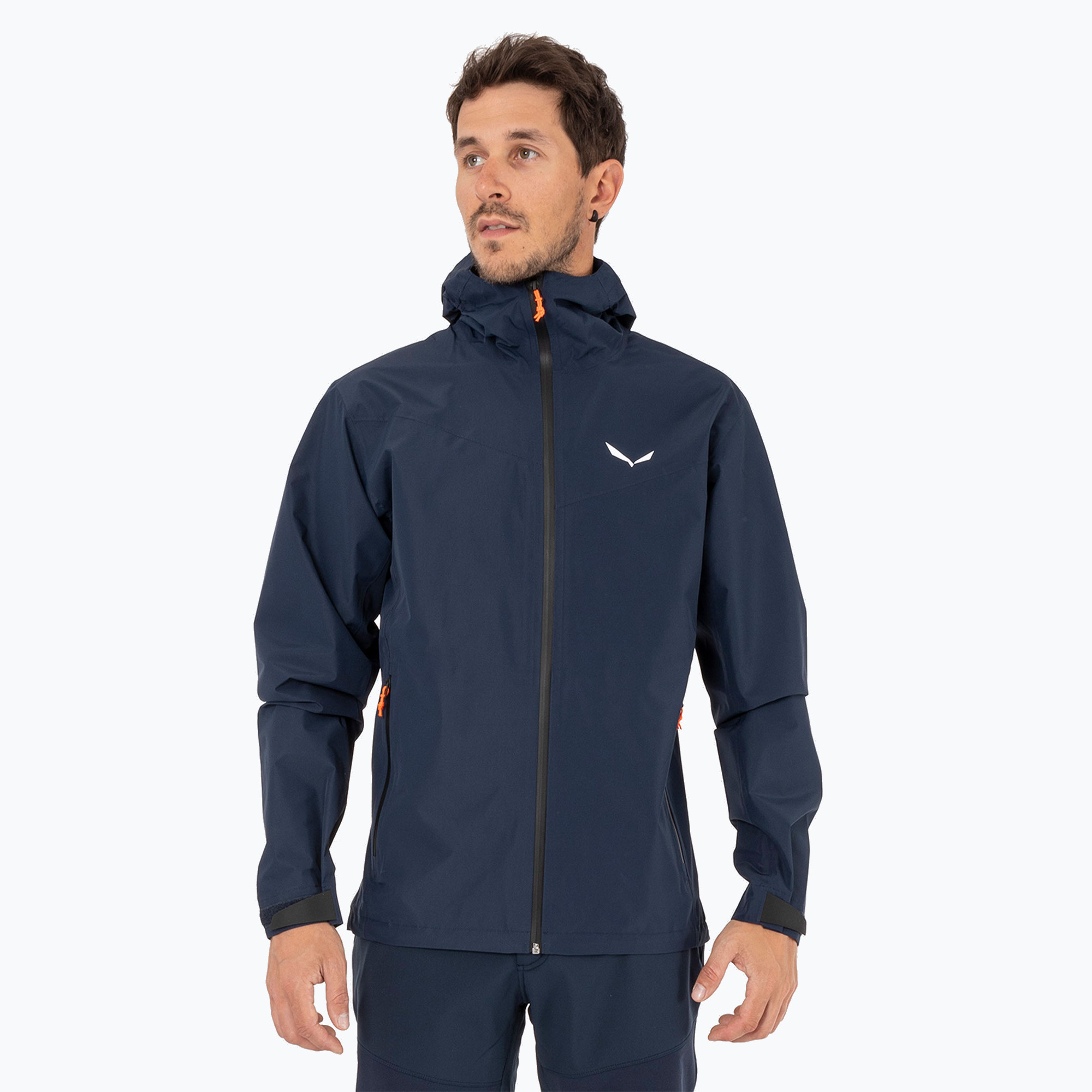 Kurtka przeciwdeszczowa męska Salewa Puez Aqua 4 PTX 2.5L navy blazer/0910 