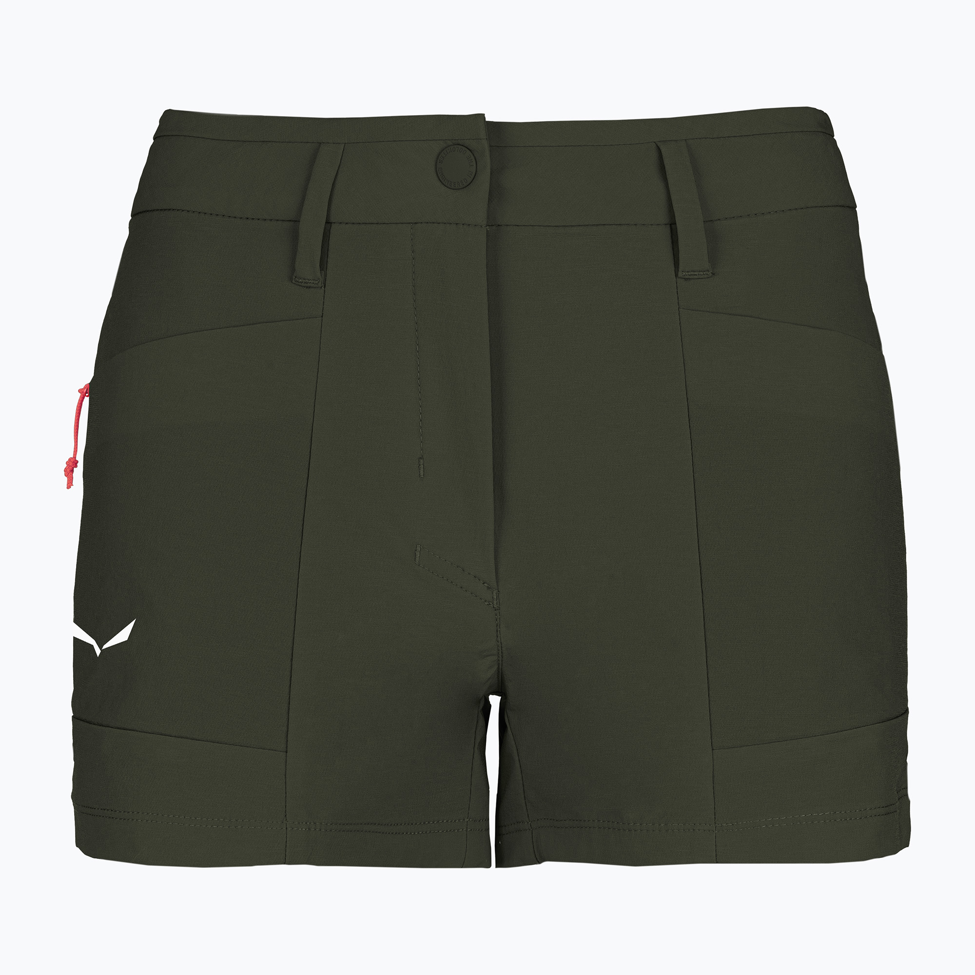 Spodenki trekkingowe damskie Salewa Puez DST Cargo dark olive 