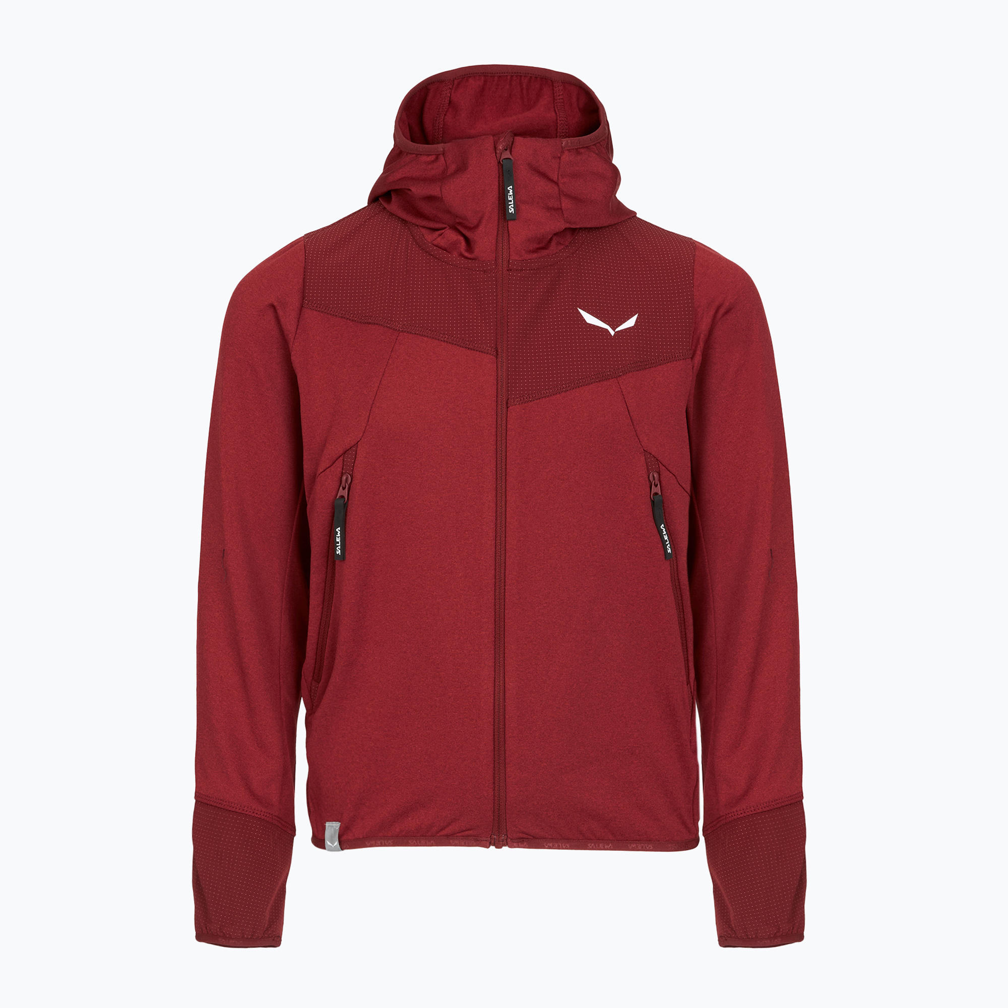 Bluza dziecięca Salewa Agner Melange PL FZ Hoody syrah 