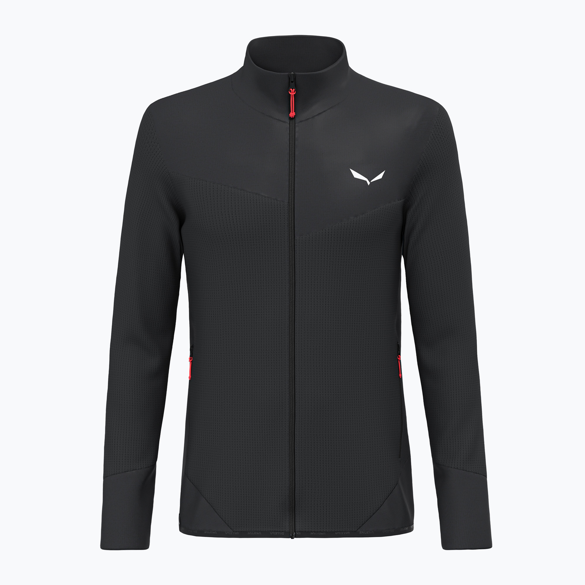 Bluza trekkingowa męska Salewa Puez Waffle Hyb PL black out 
