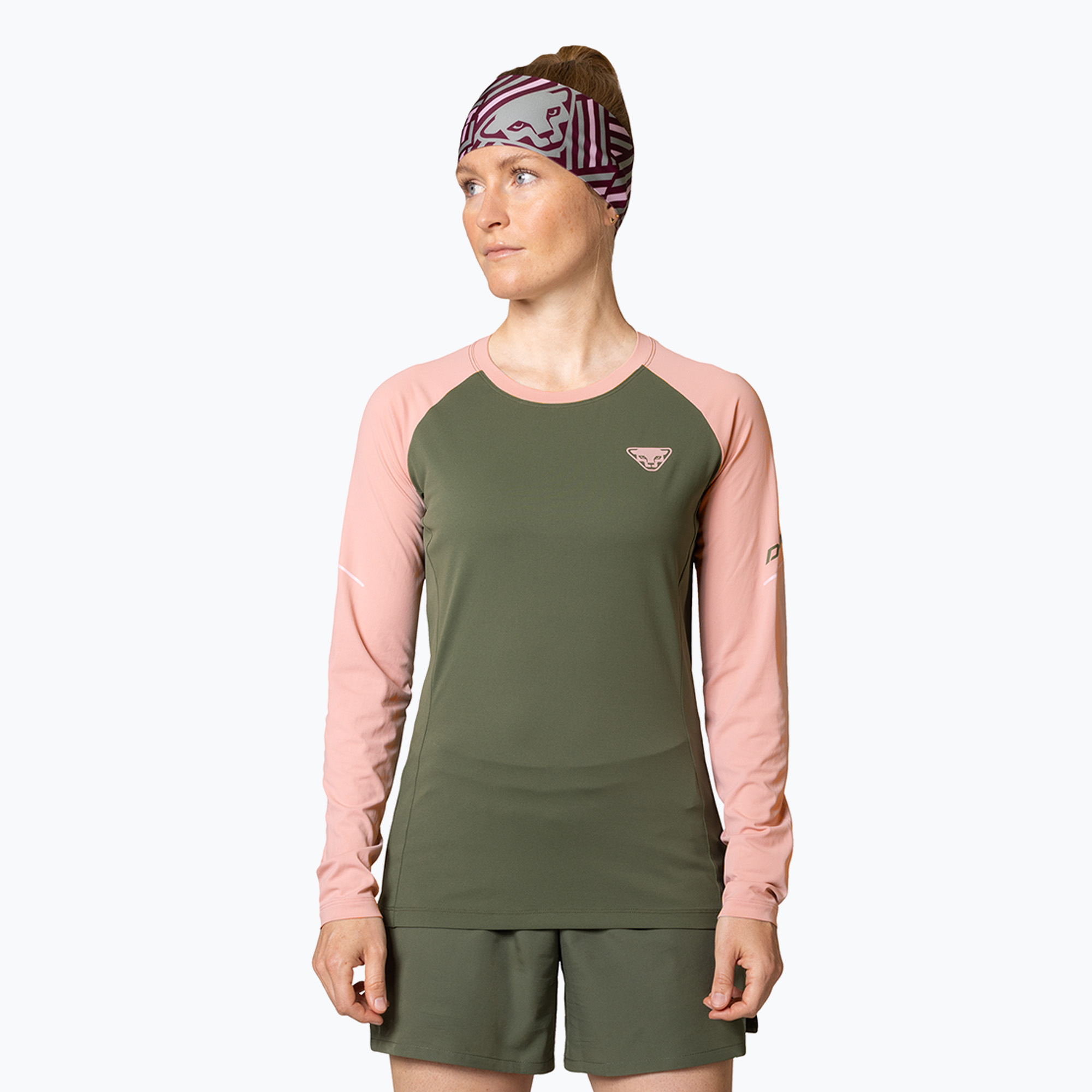 Longsleeve do biegania damski DYNAFIT Alpine Pro thyme 