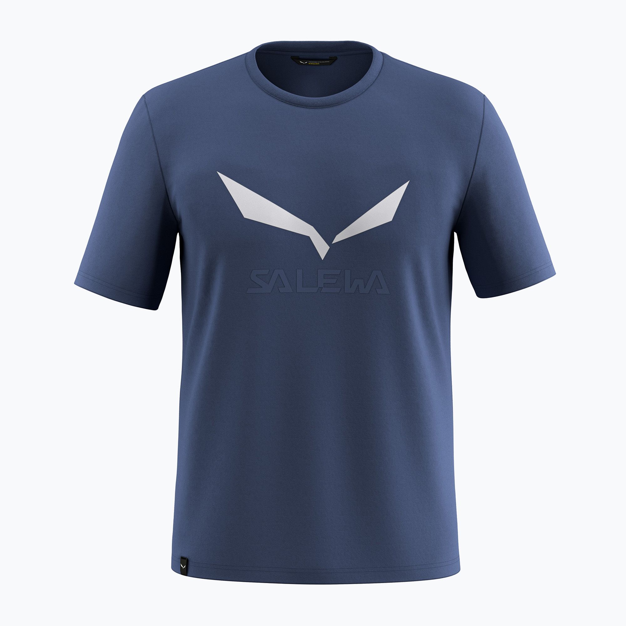 Koszulka męska Salewa Solidlogo Dry dark denim 