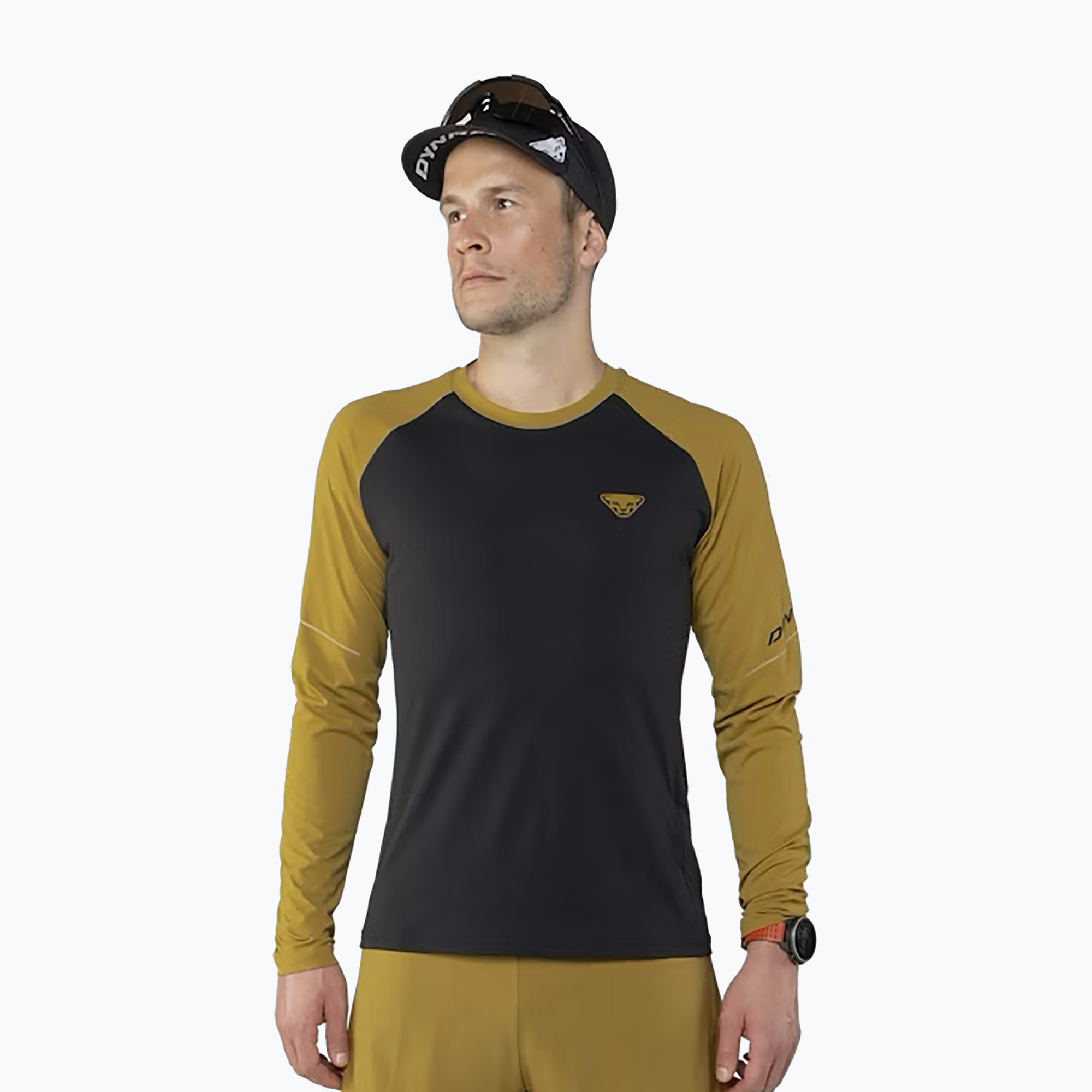 Longsleeve do biegania męski DYNAFIT Alpine Pro black out tabacco 