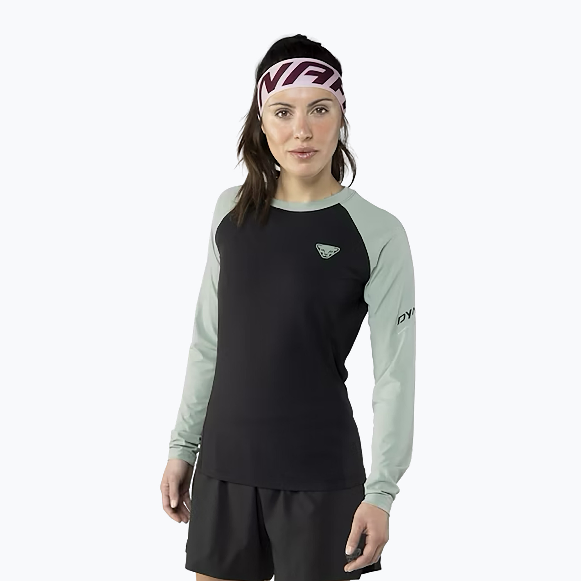Longsleeve do biegania damski DYNAFIT Alpine Pro black out jadelite 