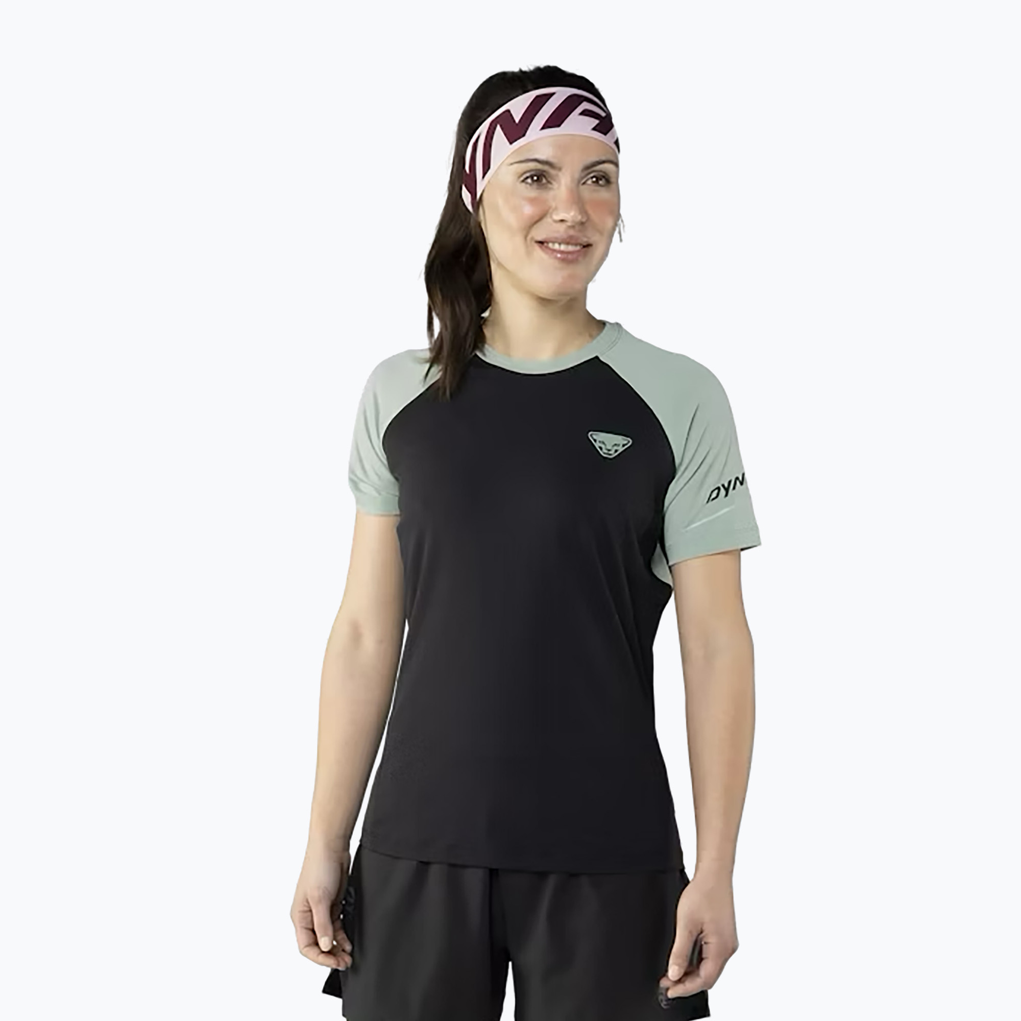 Koszulka do biegania damska DYNAFIT Alpine Pro black out jadeite 