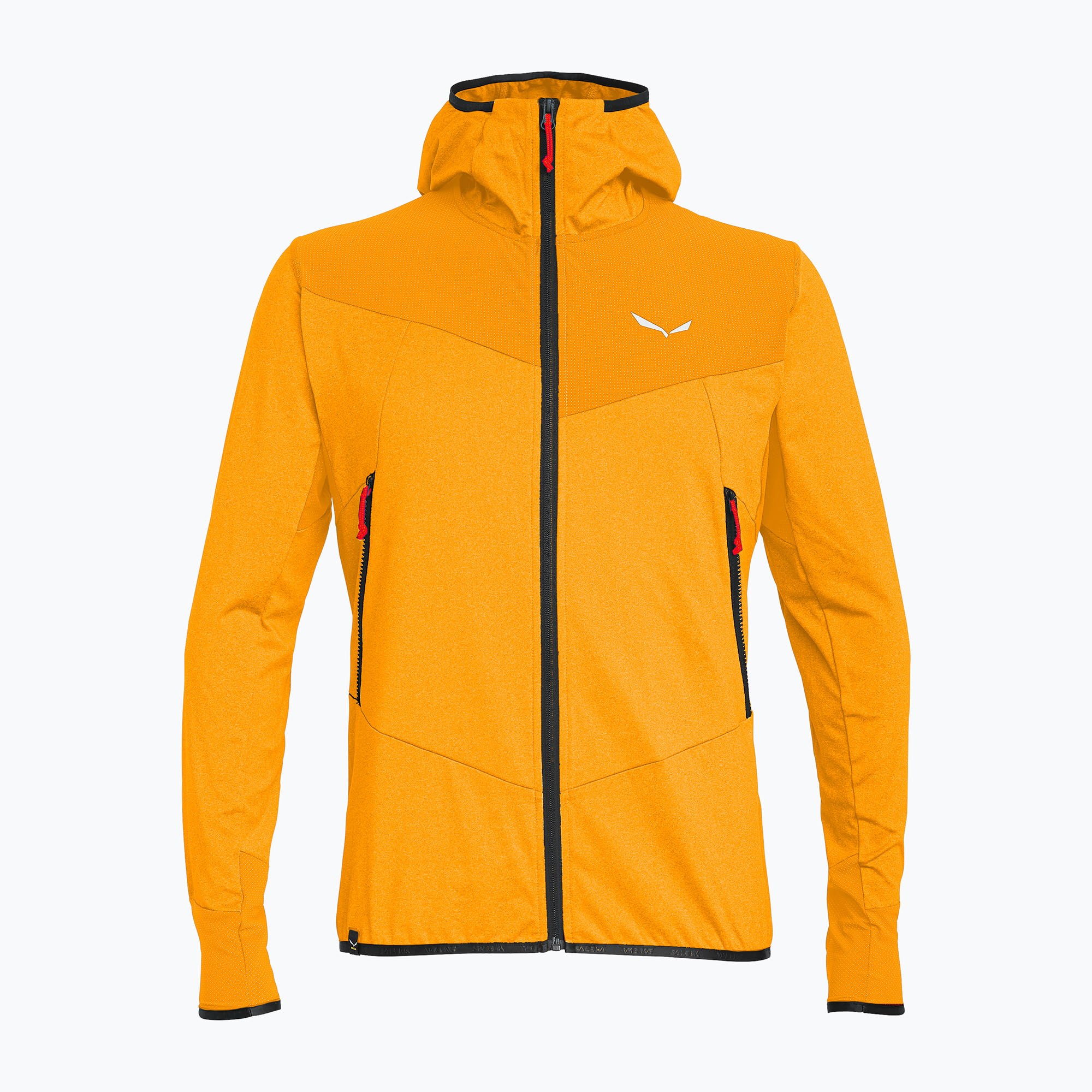 Bluza trekkingowa męska Salewa Agner Hybrid PL/DST FZ Hoody turmeric melange/0910