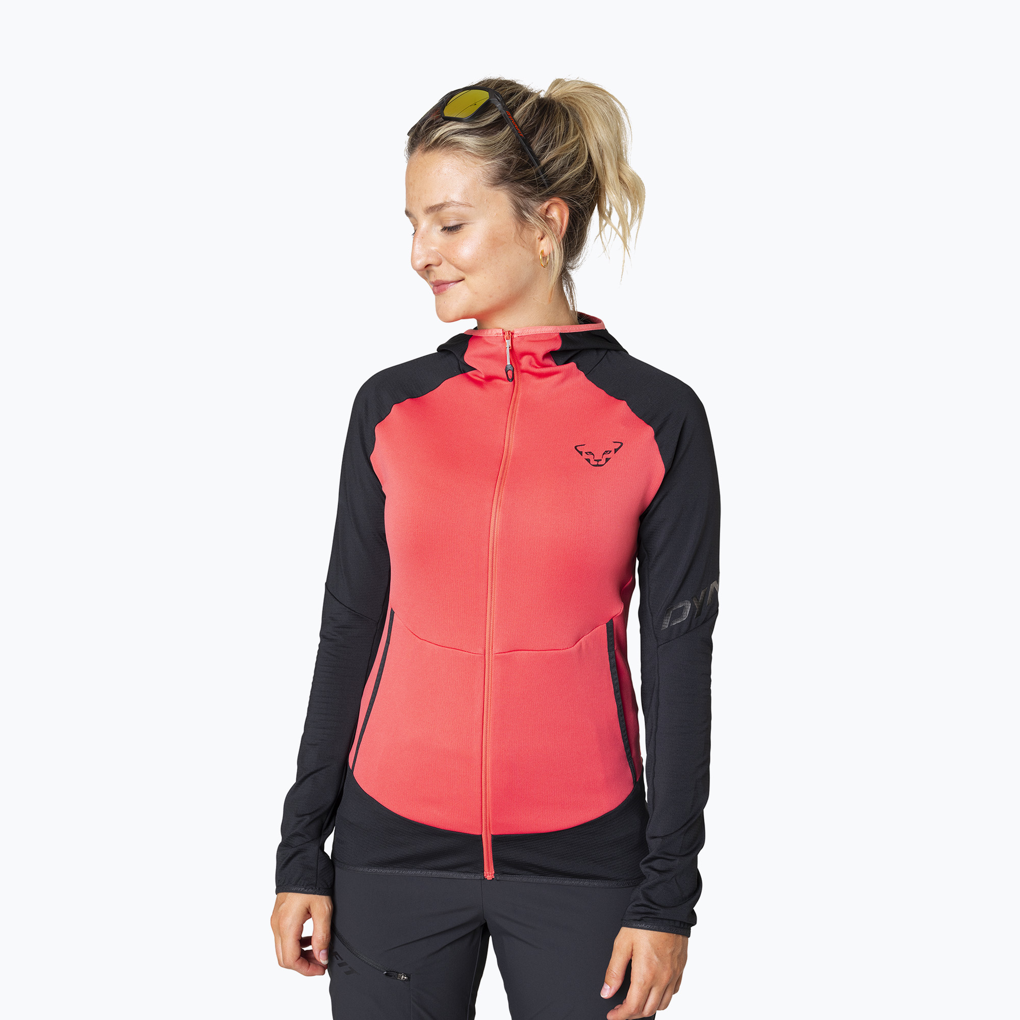 Bluza trekkingowa damska DYNAFIT Transalper Light Polartec Hoody black out cabana/6170 