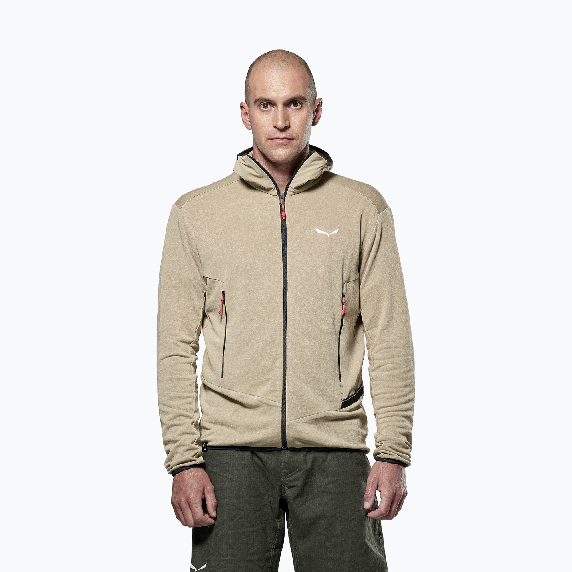 Bluza trekkingowa męska Salewa Agner Hemp 2 Hooded quicksand 