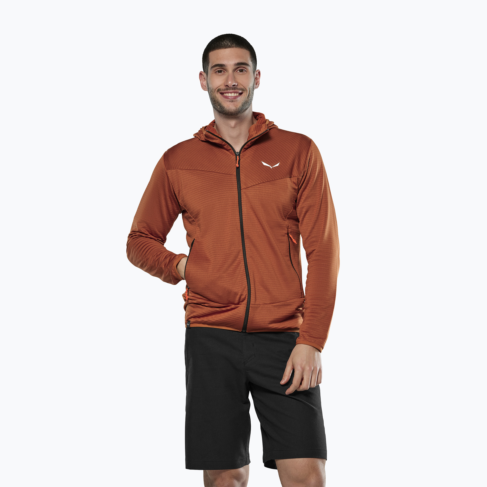 Bluza trekkingowa męska Salewa Puez Altavia PL HD bombay brown