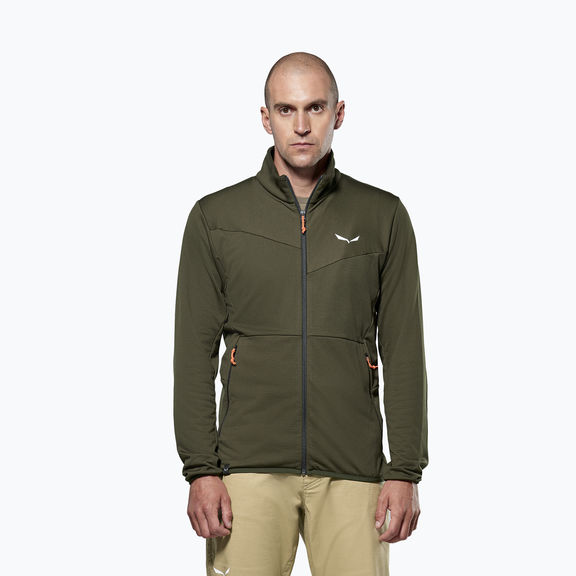 Bluza trekkingowa męska Salewa Puez Cammio PL dark olive 