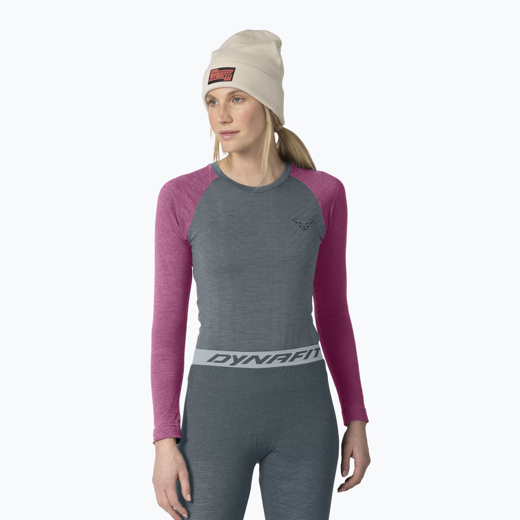 Dámske termo tričko longsleeve DYNAFIT Tour Light Merino magenta (Tour Light Merino LS 08-0000071365)