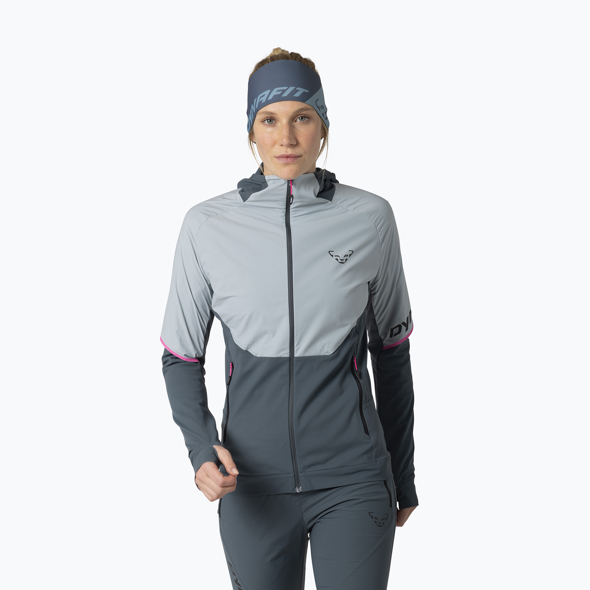 Kurtka do biegania damska DYNAFIT Alpine Hybrid cloud blue 