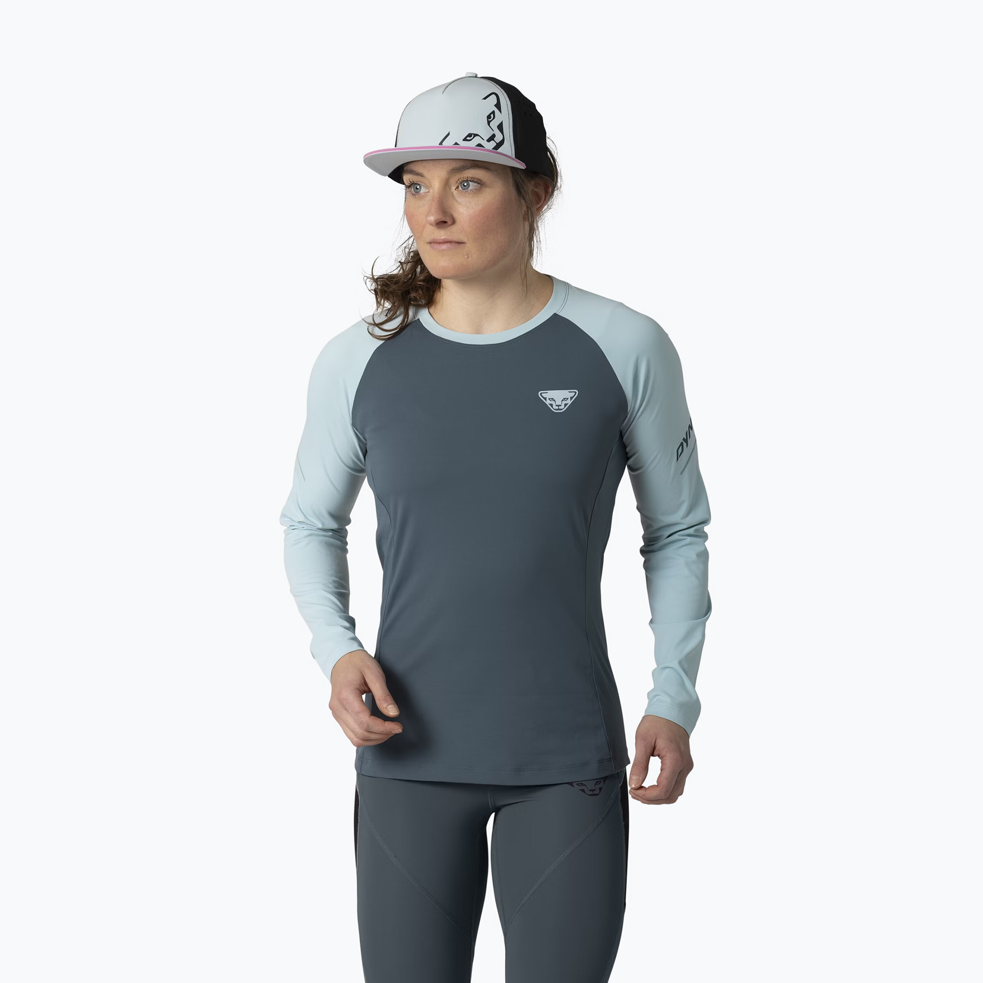 Longsleeve do biegania damski DYNAFIT Alpine Pro cloud blue/0720