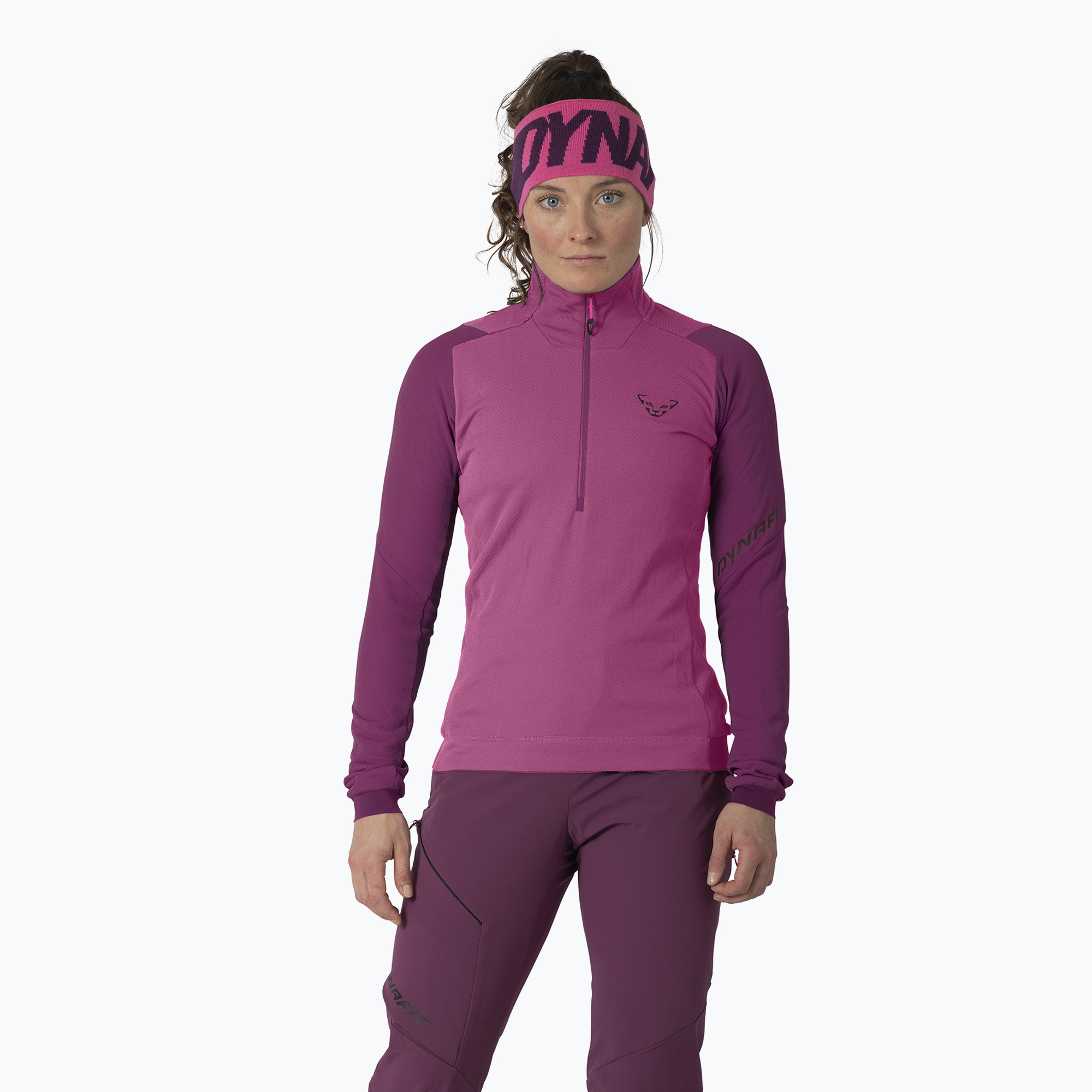 Pile da scialpinismo donna DYNAFIT Blacklight Thermal 1/2 Zip amaranth (M) (Blacklight Thermal 1/2 Zip 08-0000071977)
