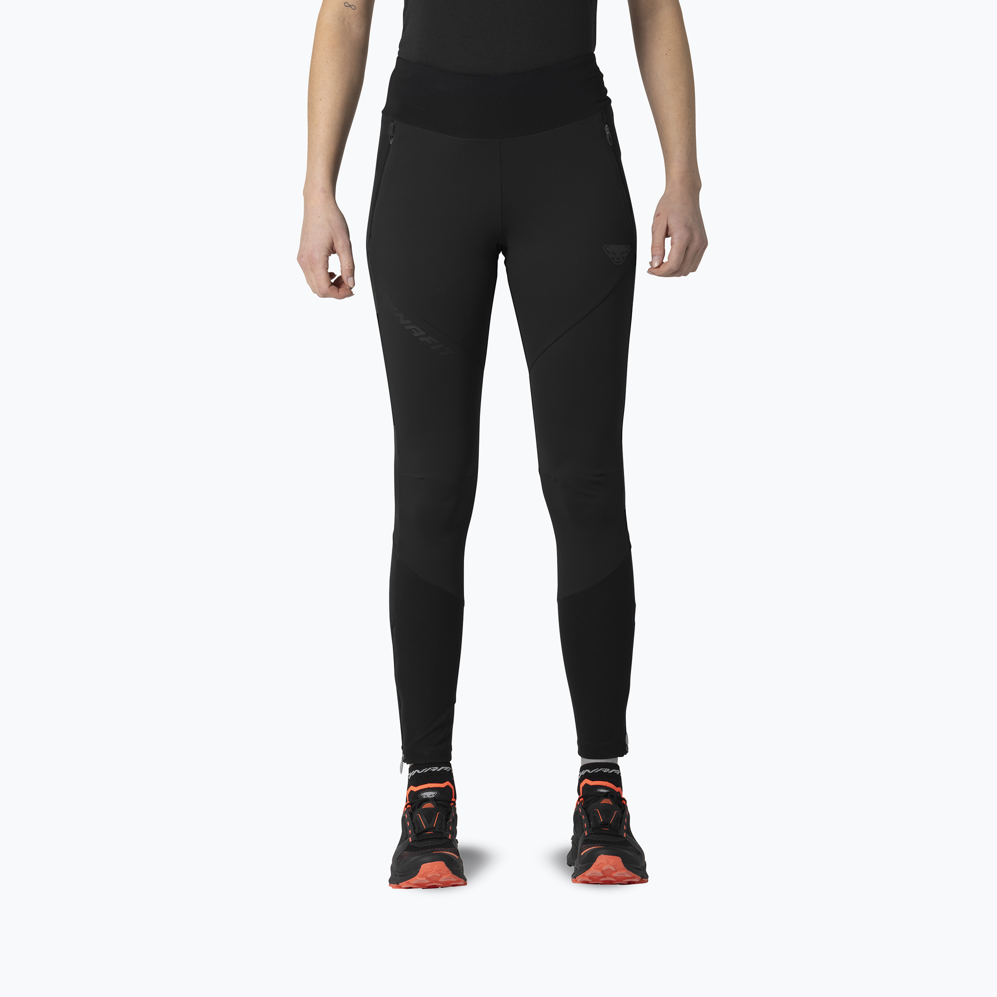 Spodnie do biegania damskie DYNAFIT Alpine Softshell Hybrid black out 