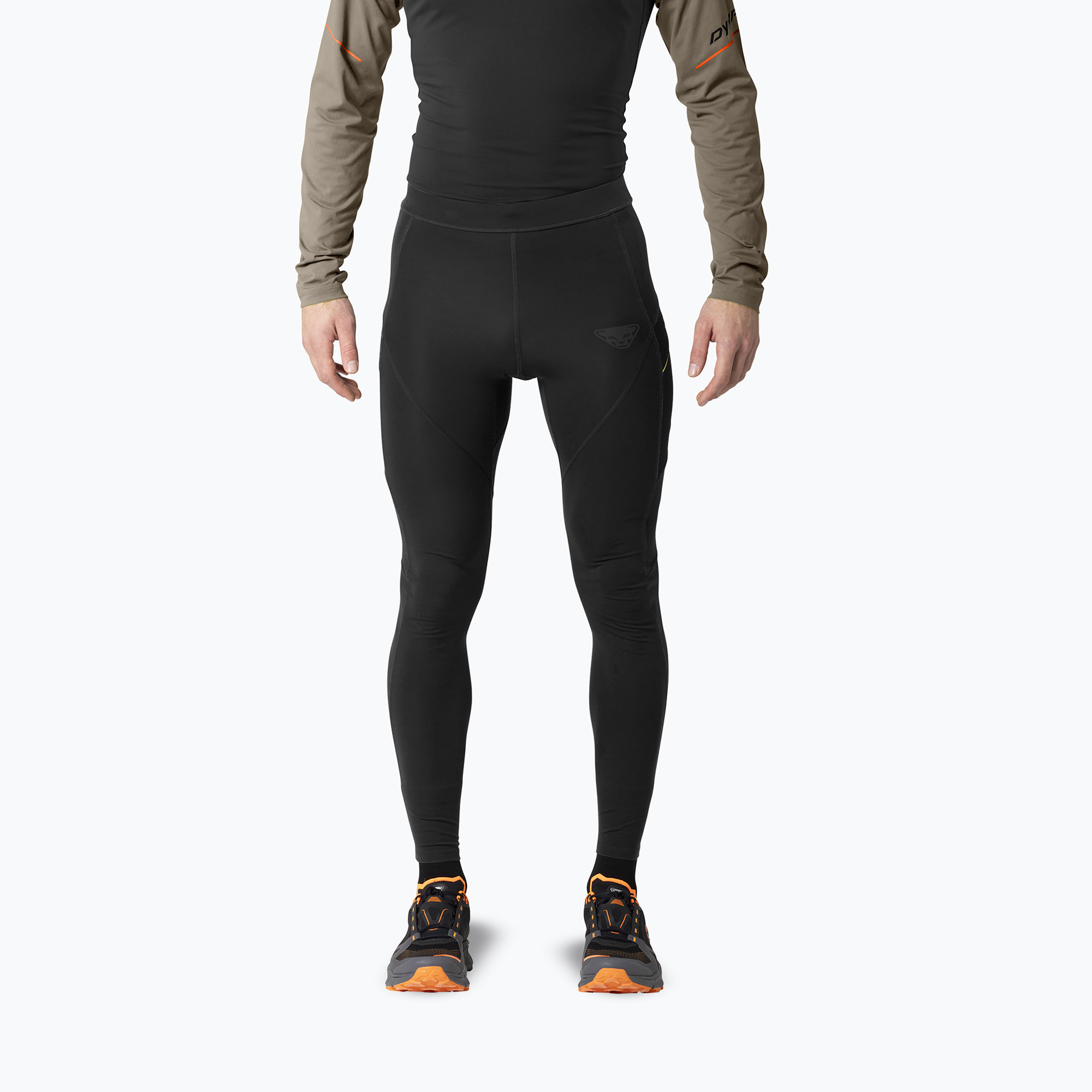 Legginsy do biegania męskie DYNAFIT Warm Ultra black out/0730 