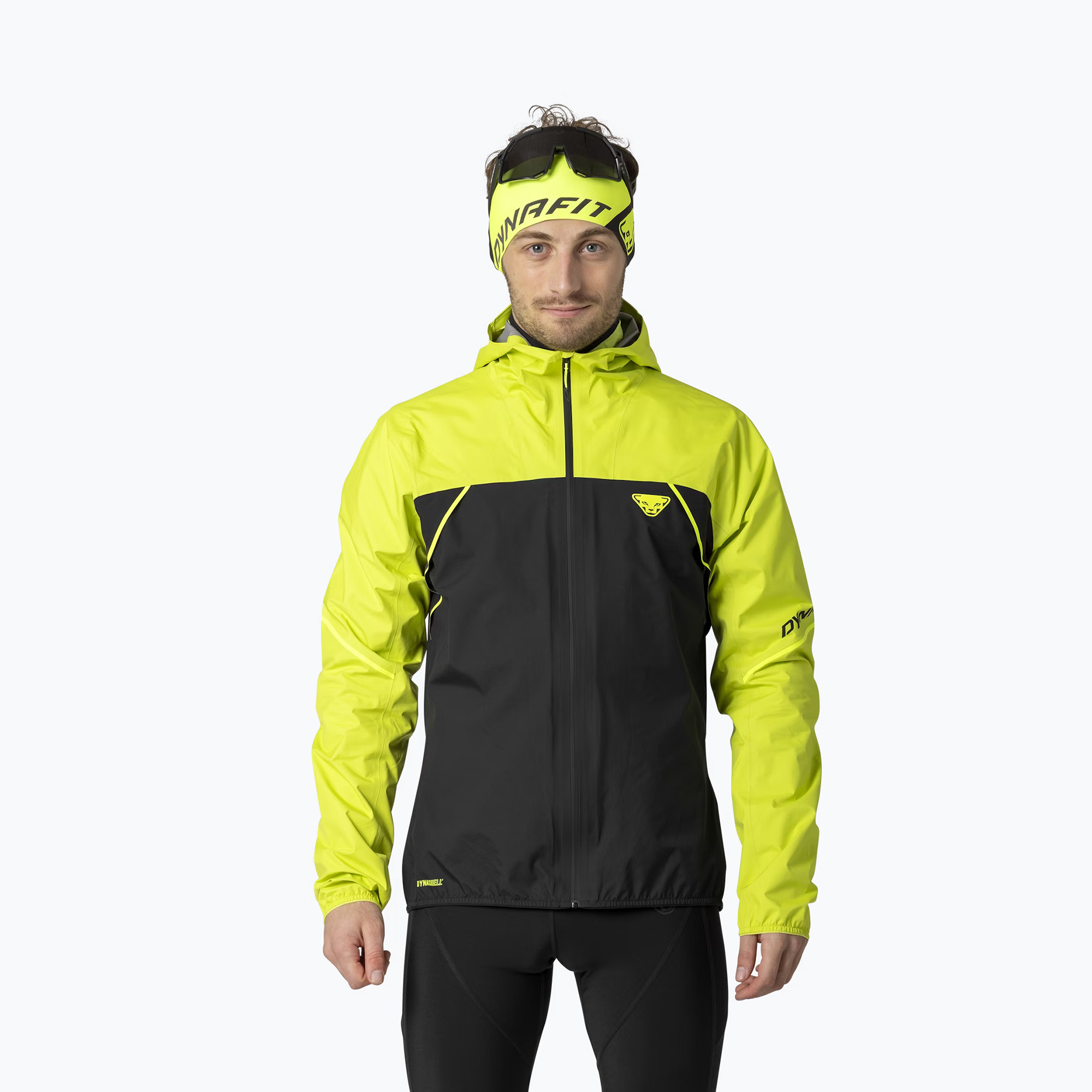 Kurtka do biegania męska DYNAFIT Alpine 3L ultra yellow 