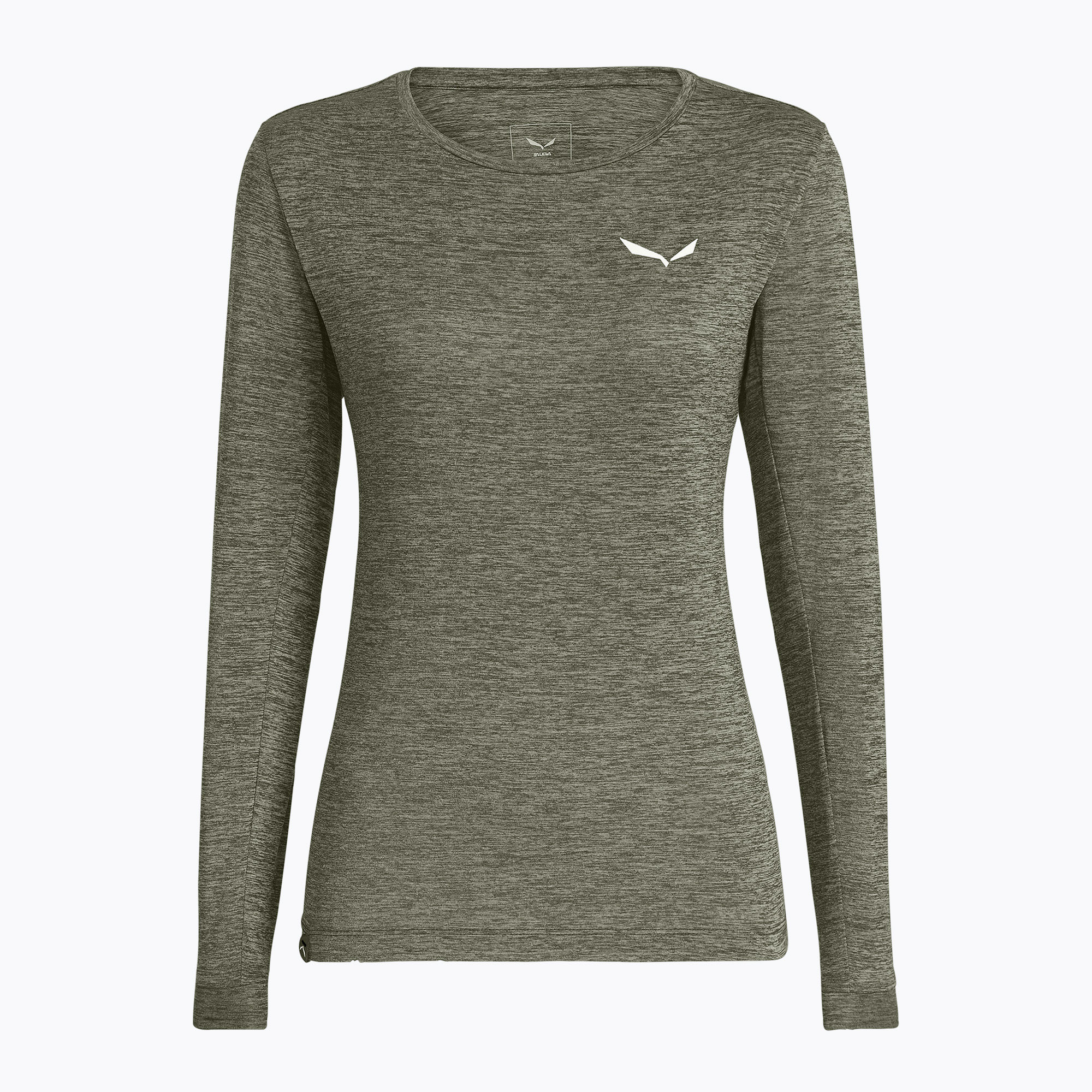 Longsleeve damski Salewa Puez Melange Dry faded green melange 