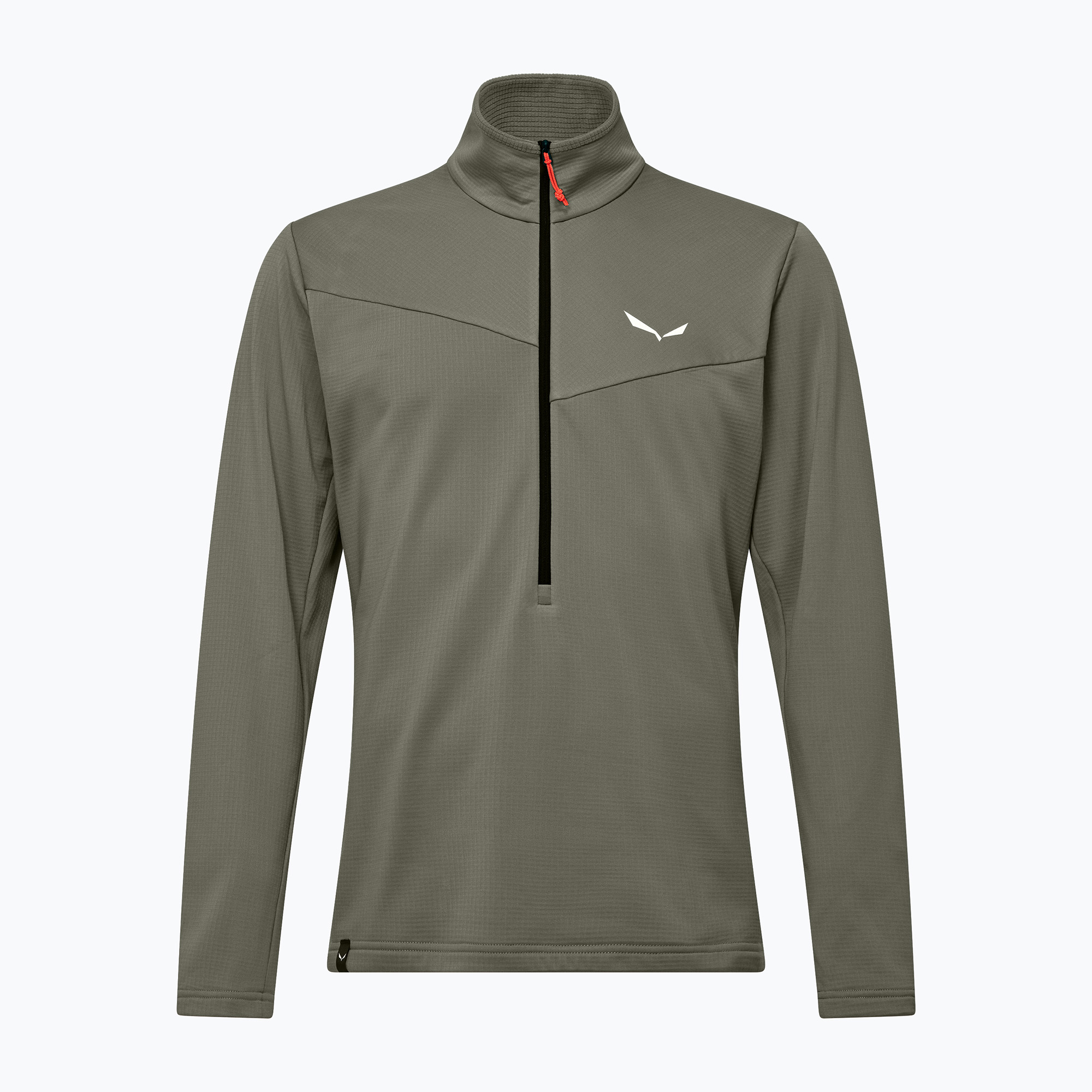Мъжки суитшърт за трекинг Salewa Puez Cammio Polarlite Half Zip Faded Green