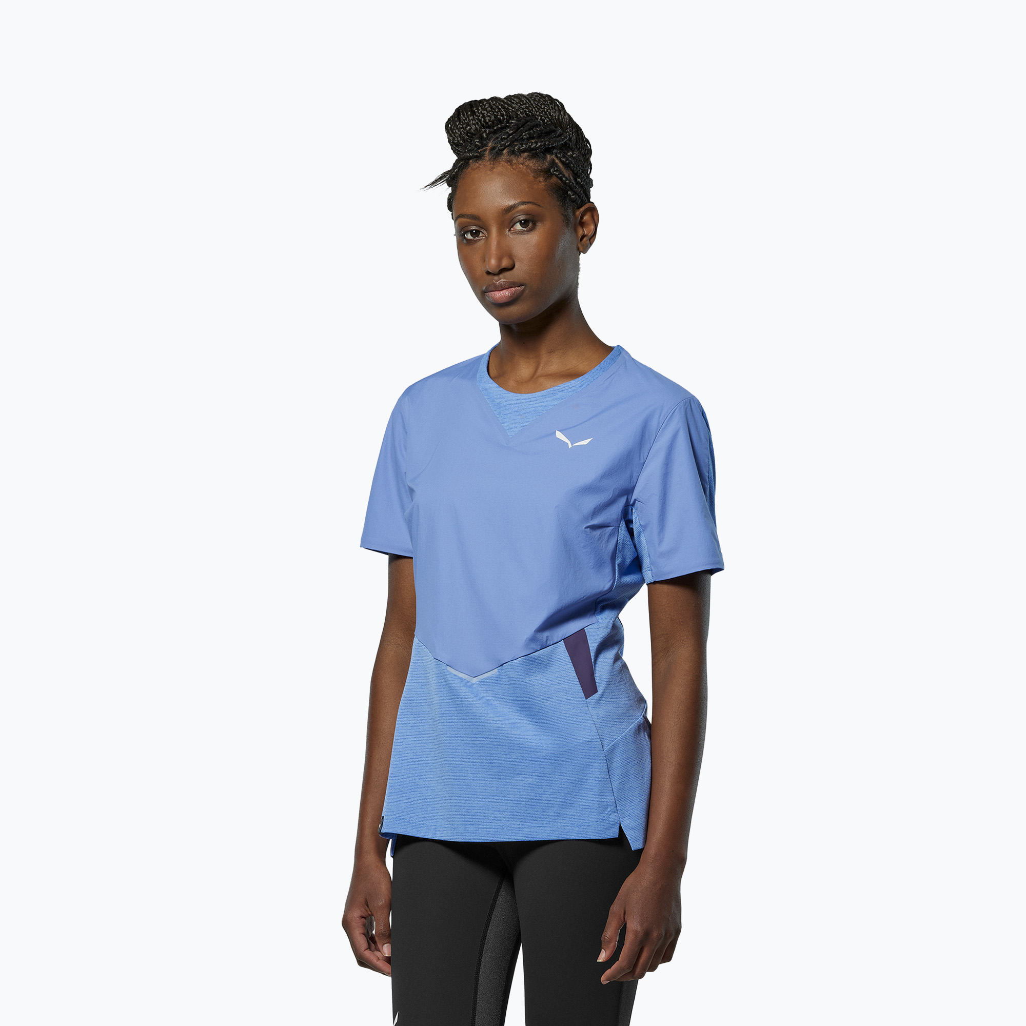 Koszulka damska Salewa Pedroc Dry Wind morning blue 