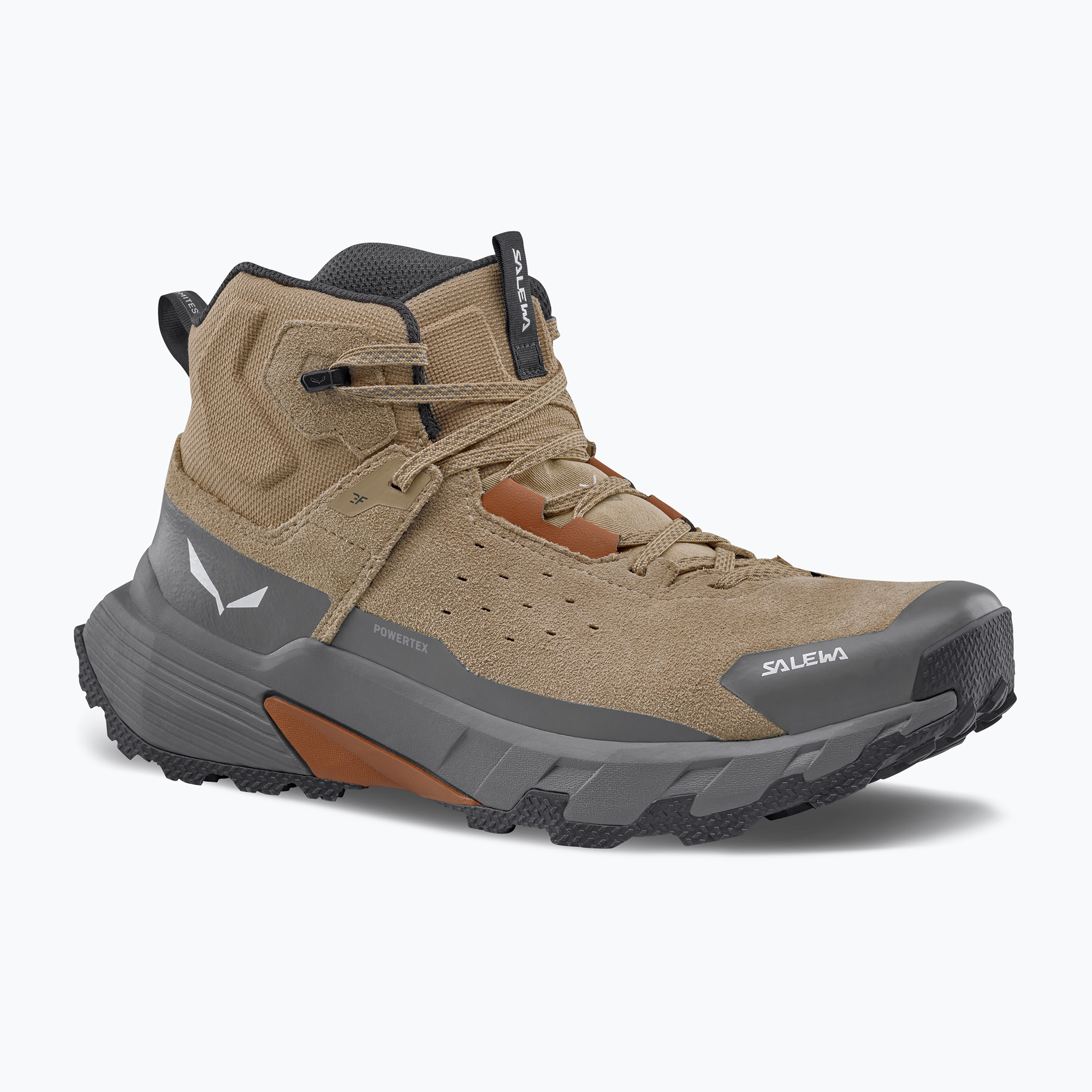 Buty trekkingowe męskie Salewa Pedroc 2 Leather Mid PTX quicksand/bungee cord 