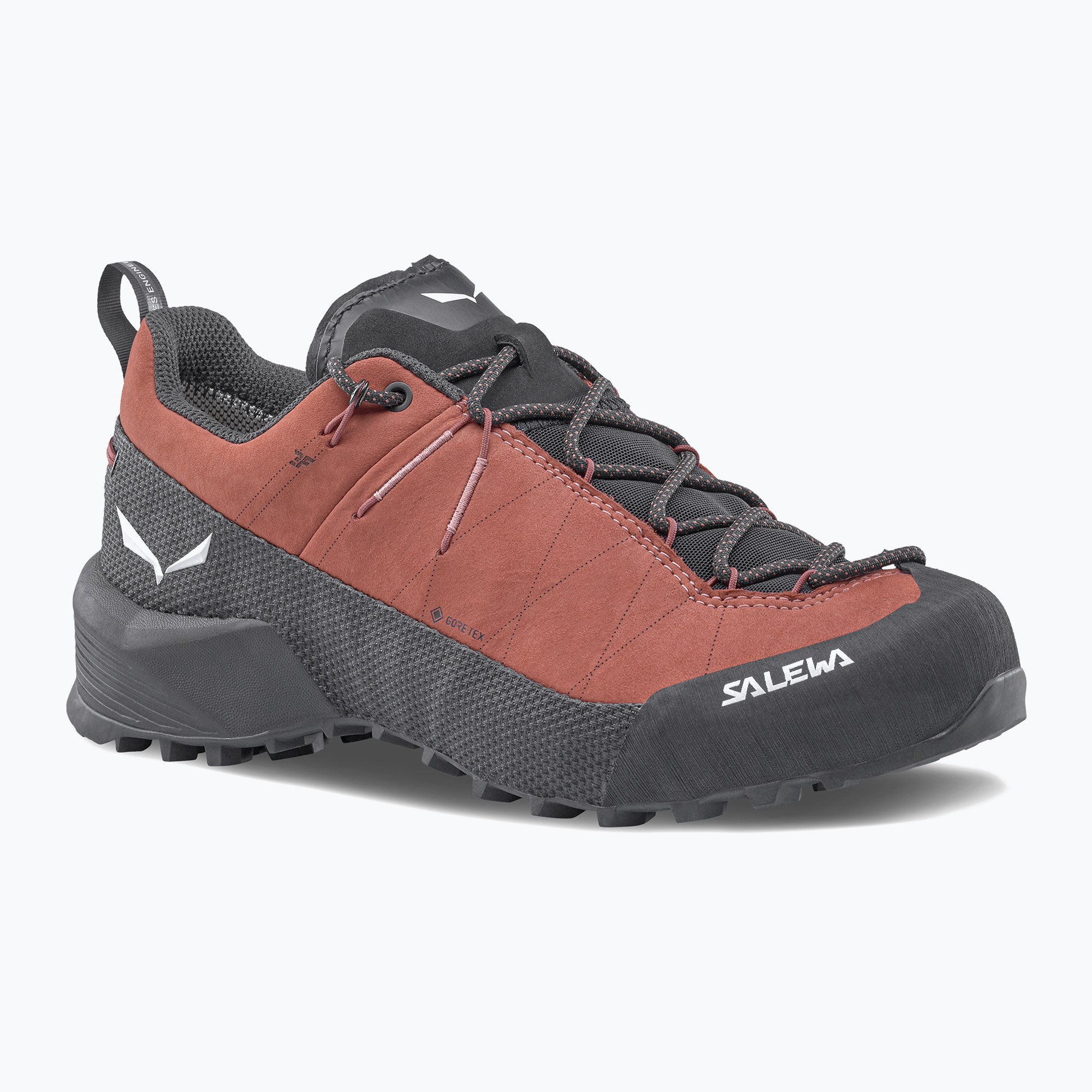 Buty podejściowe damskie Salewa Wildfire Leather 2 GTX etruscan red/black 