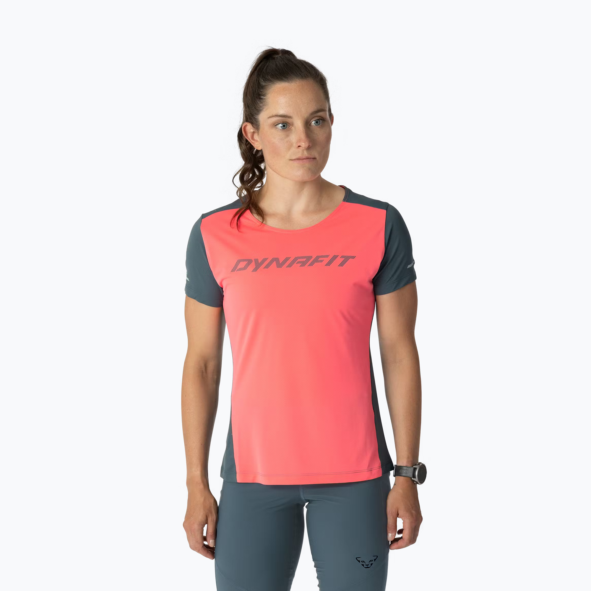 Дамска тениска за бягане DYNAFIT Alpine 2 Tee ultra coral
