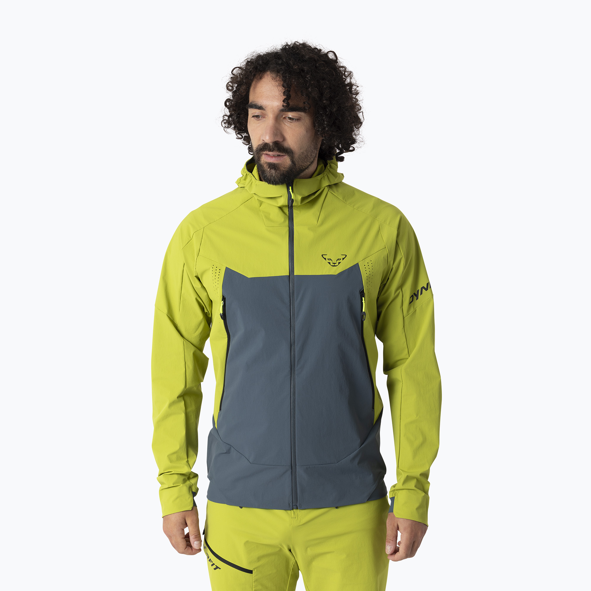 Kurtka softshell męska DYNAFIT Transalper Dynastretch golden lime/0720 