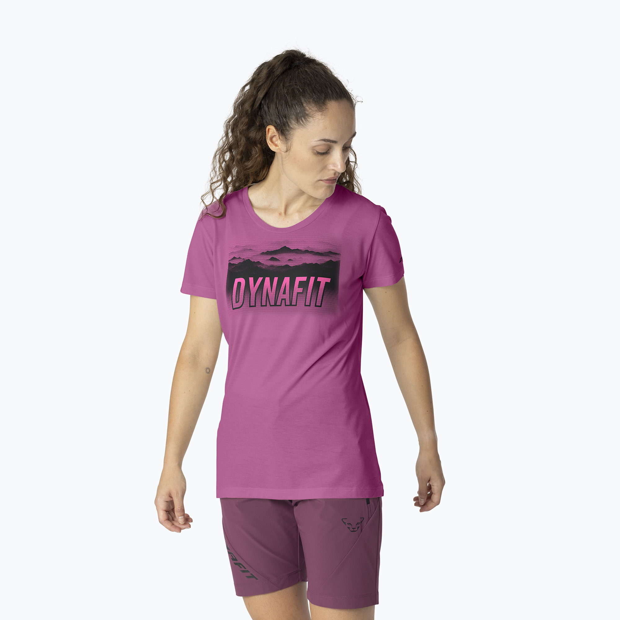 Koszulka trekkingowa damska DYNAFIT Transalper Pocket magenta/6070 