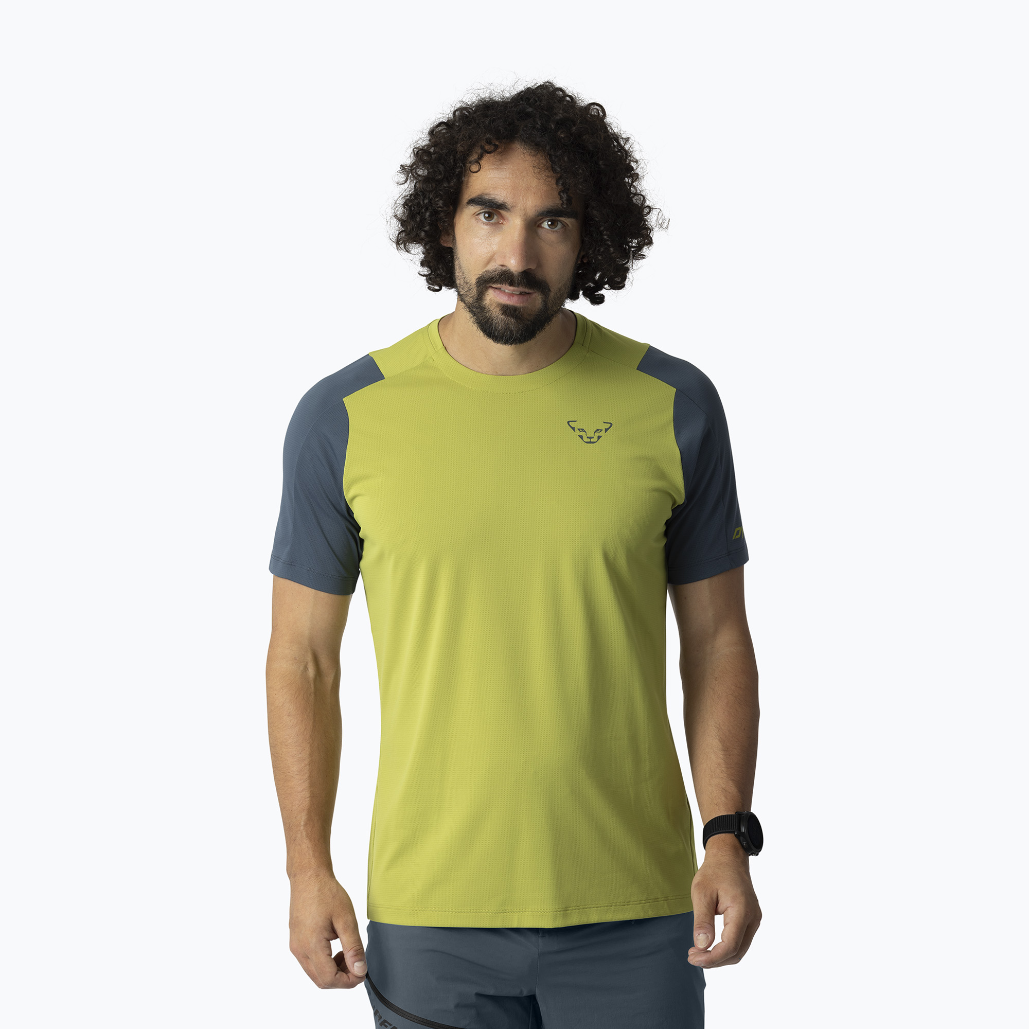 Мъжка тениска за трекинг DYNAFIT Transalper golden lime/0720