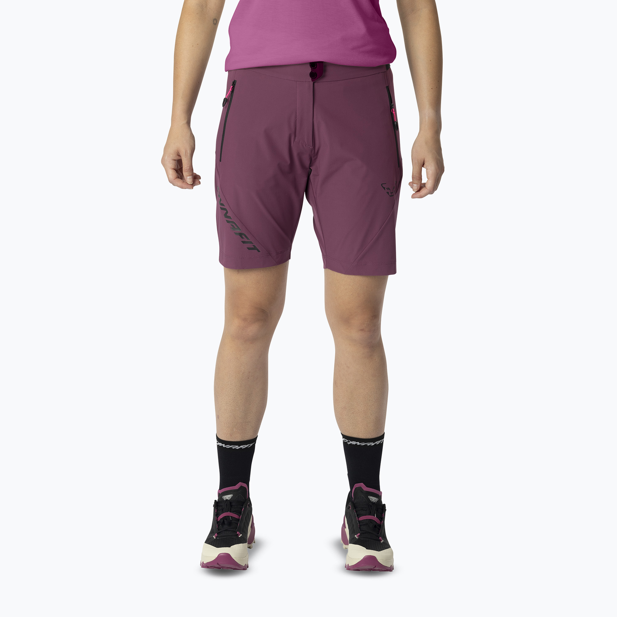 Spodenki trekkingowe damskie DYNAFIT Transalper Light Dynastretch amaranth/0910