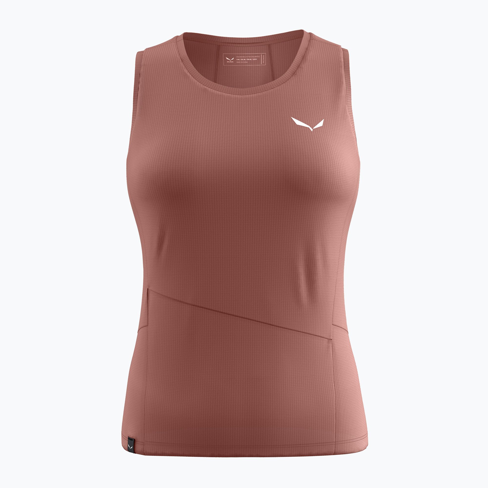 Tank top trekkingowy damski Salewa Puez Sporty Dry desert pink 