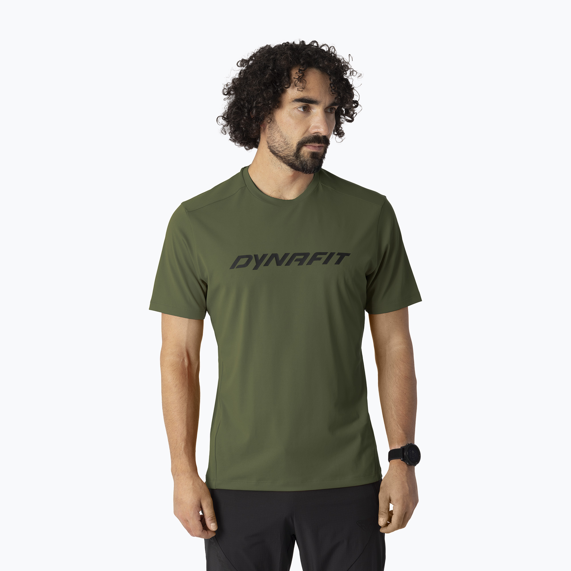 Tricou de trekking pentru bărbați Dynafit Traverse T-Shirt military green