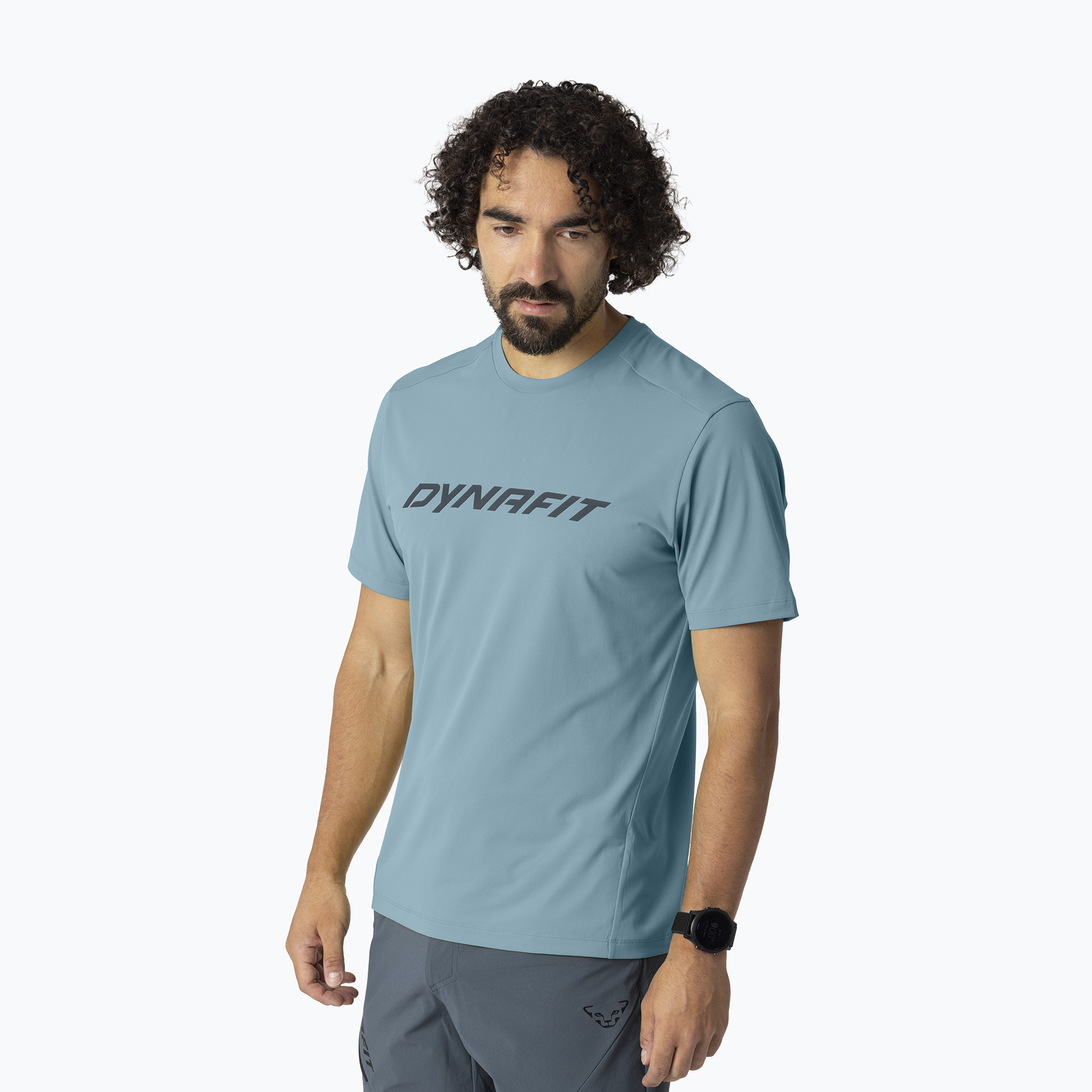 Tricou de trekking pentru bărbați Dynafit Traverse T-Shirt smoke blue