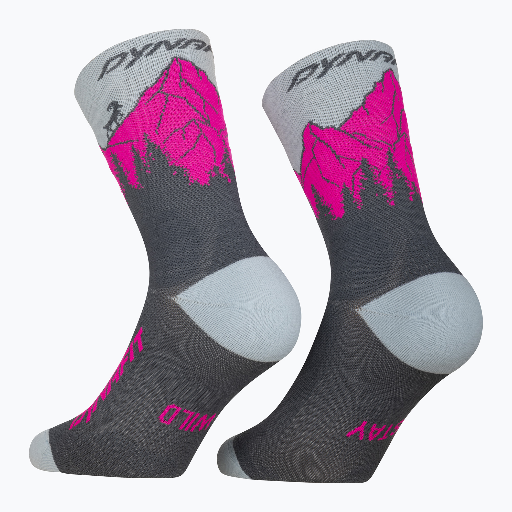 Чорапи DYNAFIT Traverse Crew cinder pink glo/6070