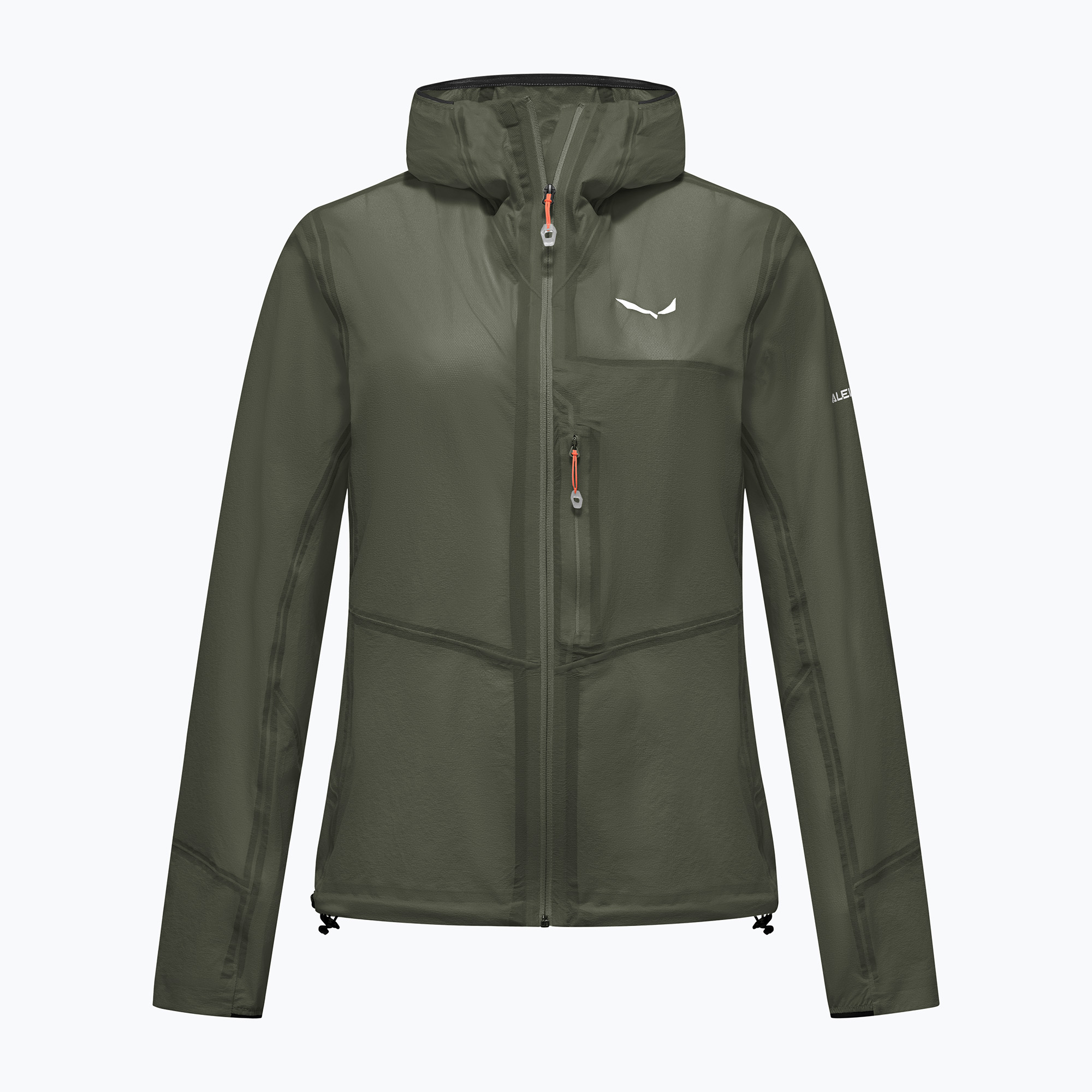 Kurtka przeciwdeszczowa damska Salewa Pedroc 2 PTX 2.5 Light faded green 