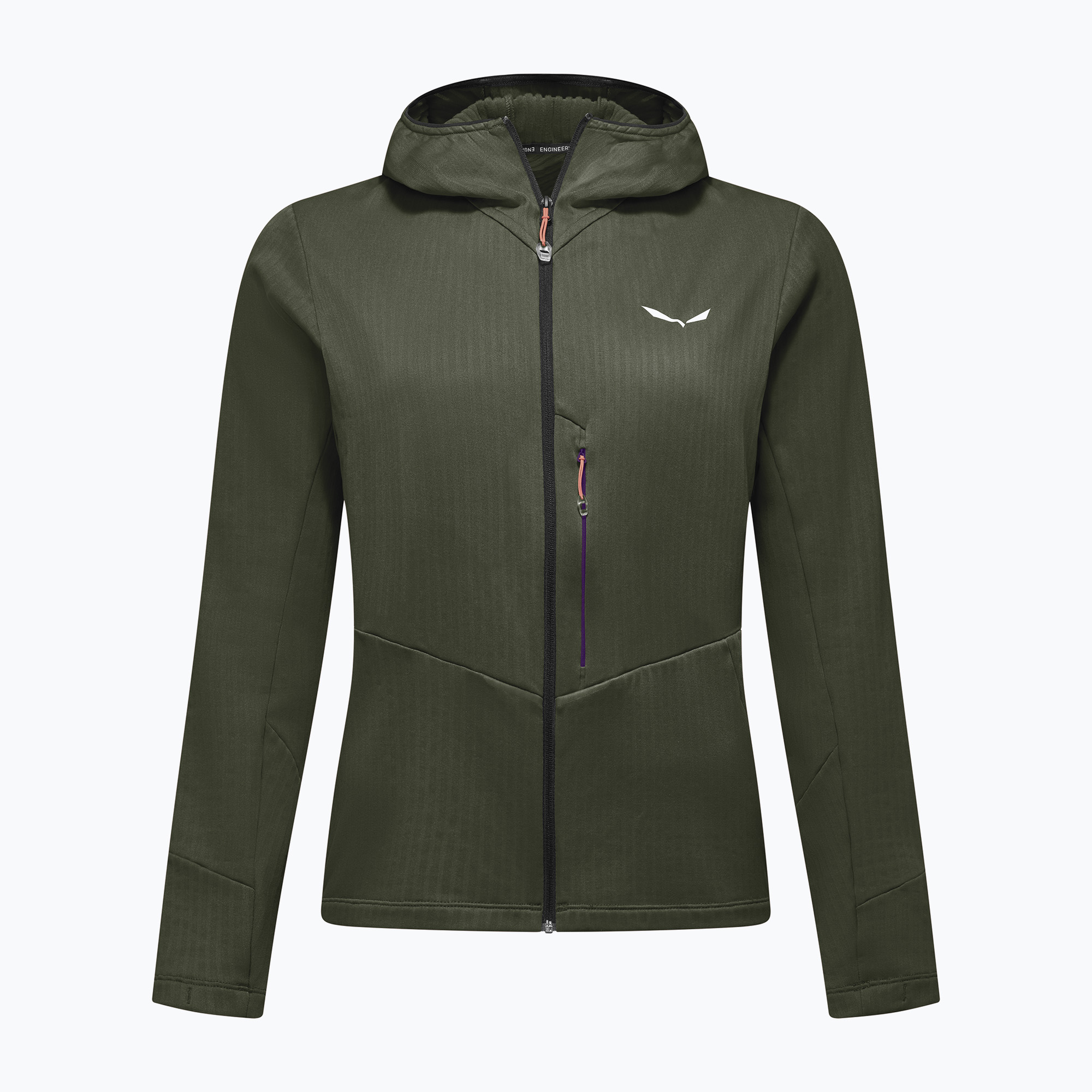 Kurtka przeciwwiatrowa damska Salewa Pedroc PL 3 HD dark olive 