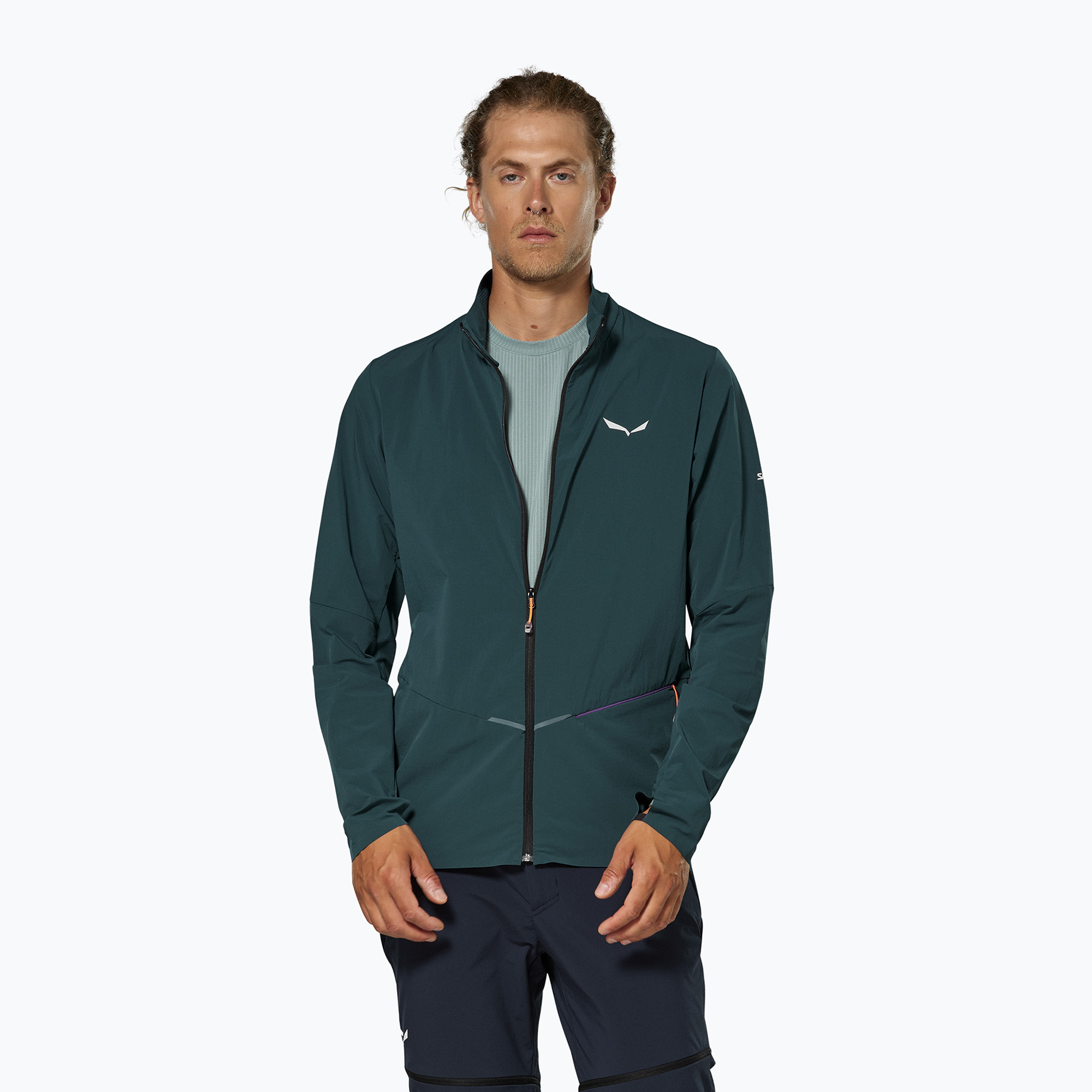 Kurtka softshell męska Salewa Pedroc DST Light pond blue 