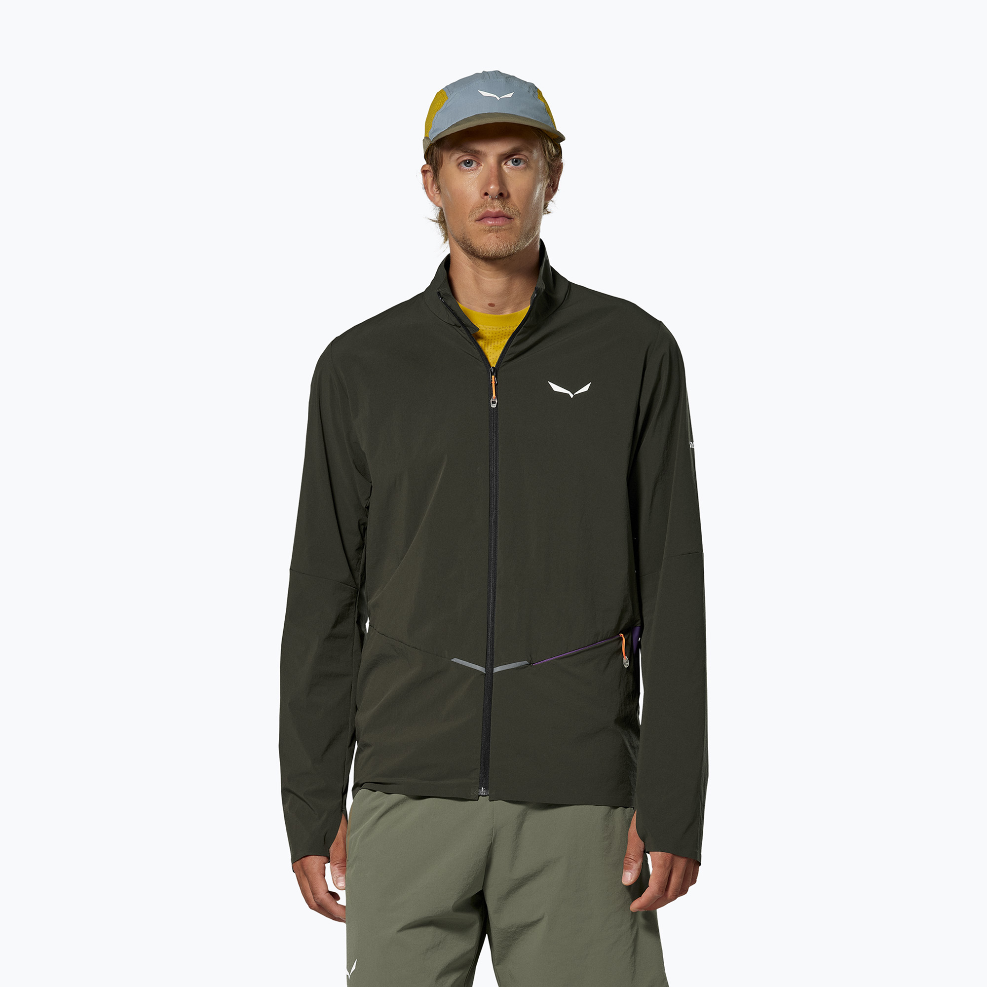 Kurtka softshell męska Salewa Pedroc DST Light dark olive/0910 