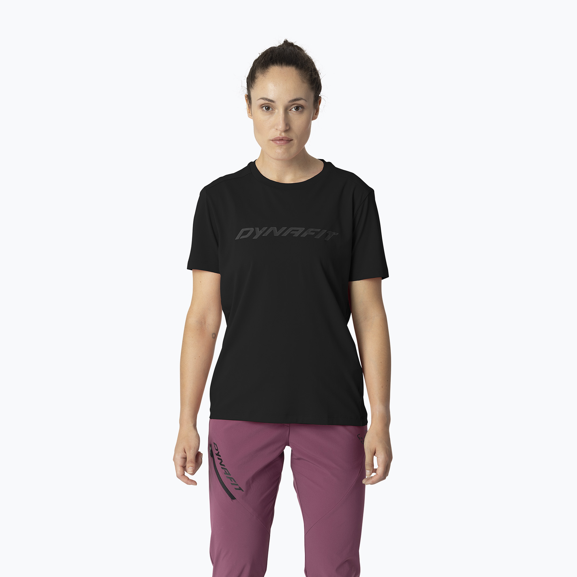 Дамска тениска за трекинг DYNAFIT Traverse black out