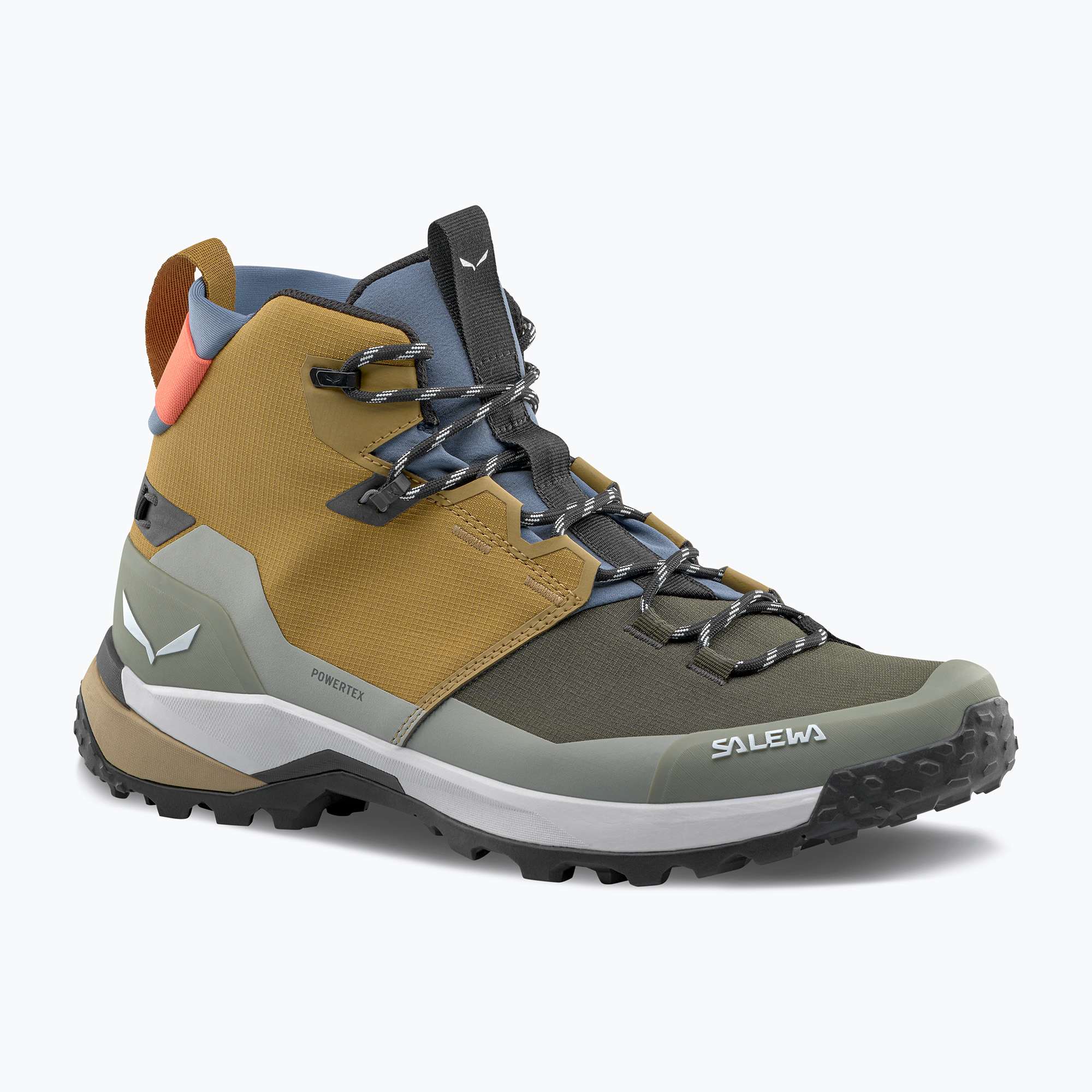 Buty trekkingowe męskie Salewa Puez 2 Mid Ptx golden brown/shadow 