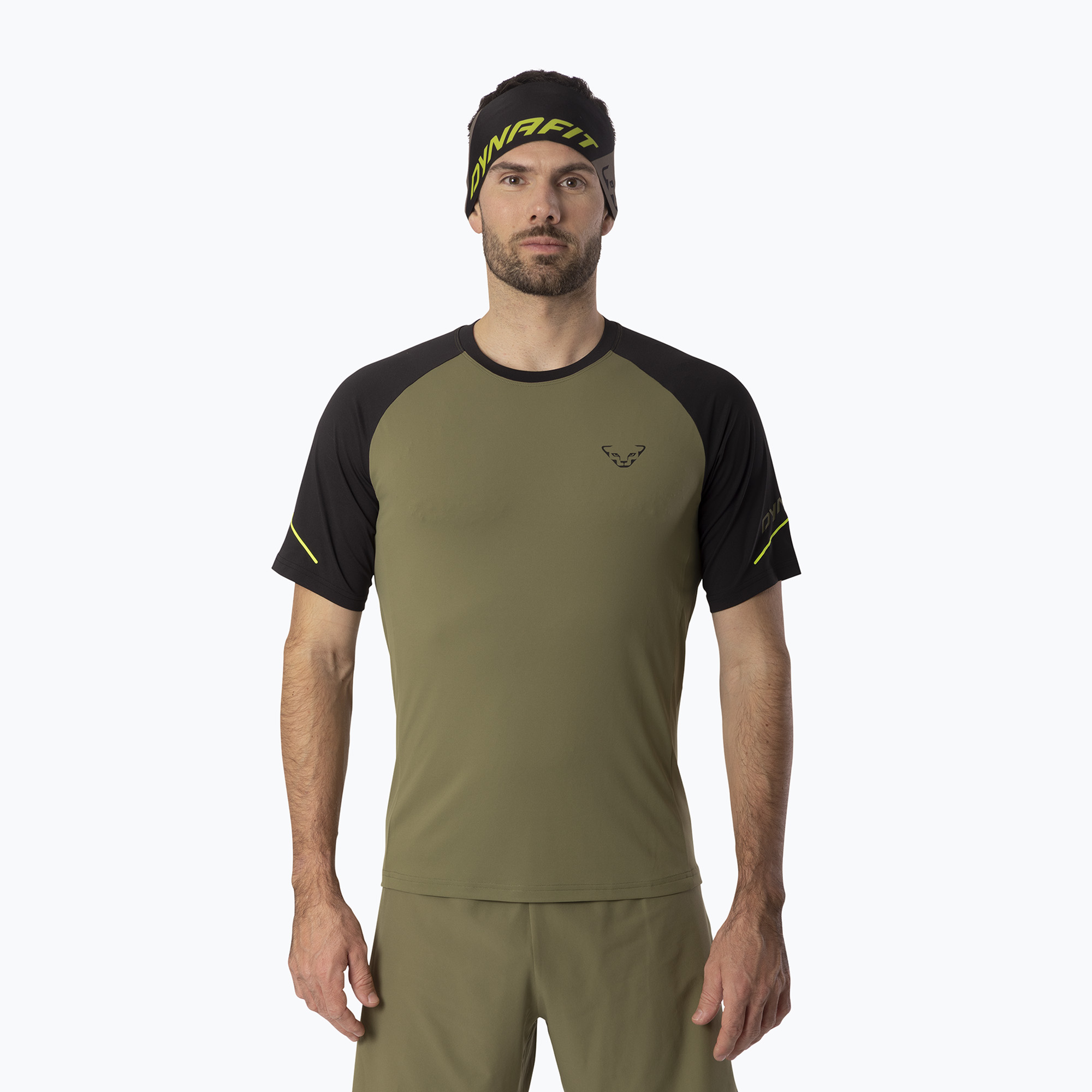 Мъжка тениска за бягане DYNAFIT Alpine Pro military green/0910