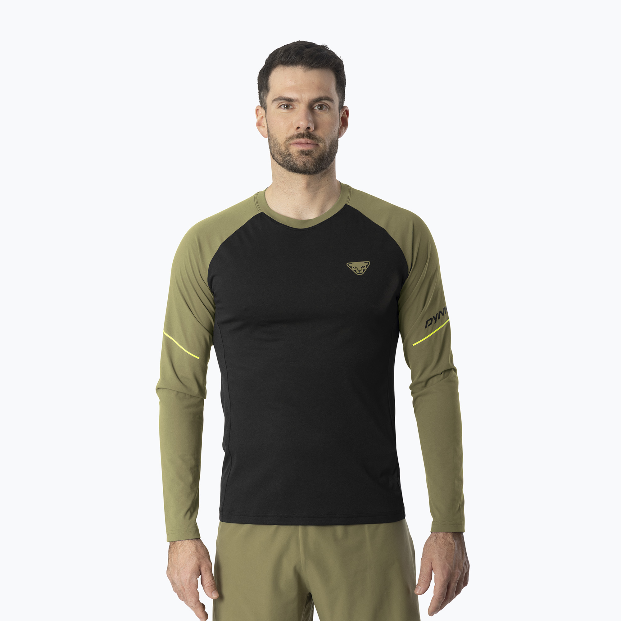 Longsleeve de alergare pentru bărbați DYNAFIT Alpine Pro military green/0910