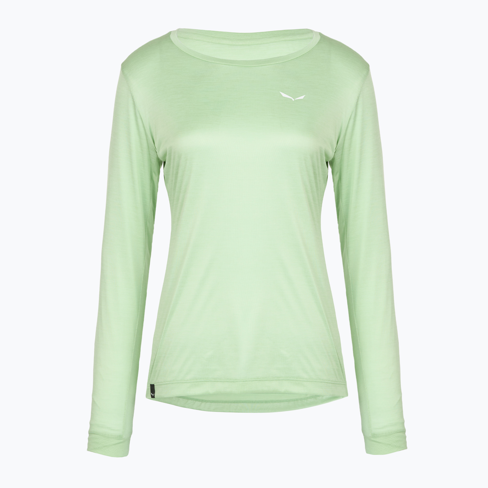 Дамска блуза с дълъг ръкав за  трекинг Salewa Puez Melange Dry pastel green melange