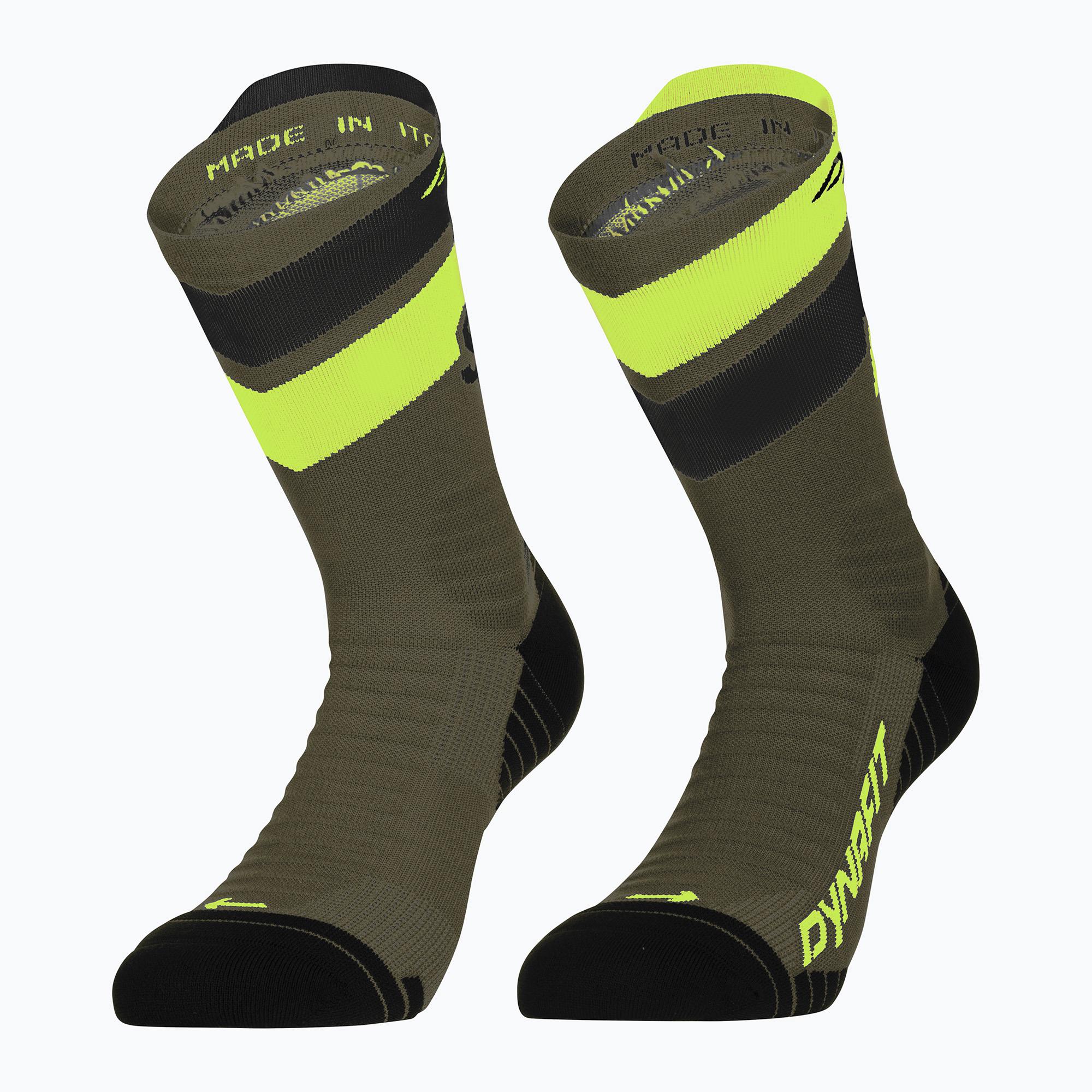 Чорапи DYNAFIT Ultra Crew military green ultra y./5a30