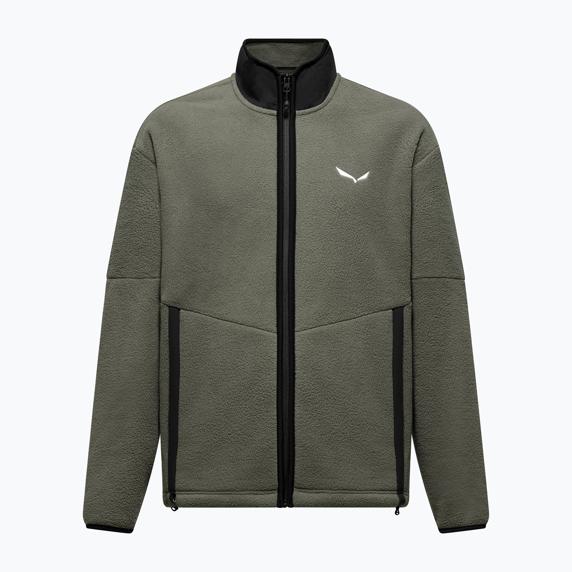 Мъжки поларен суитшърт Salewa Fanes Full Zip faded green