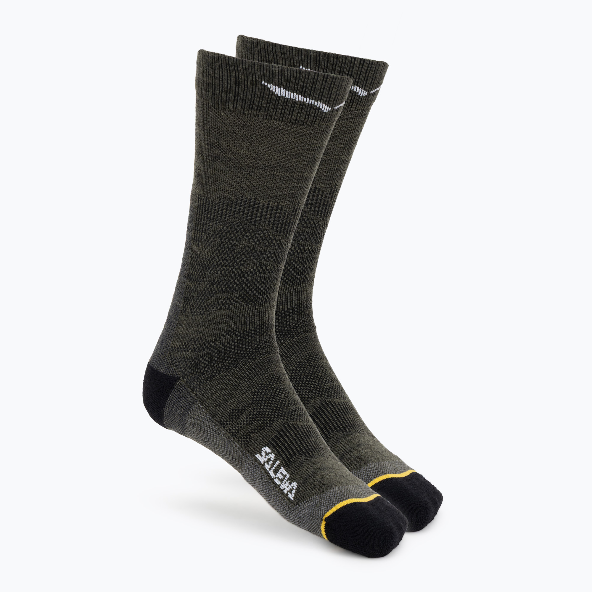 Șosete pentru bărbați Salewa Ortles AM Crew dark olive