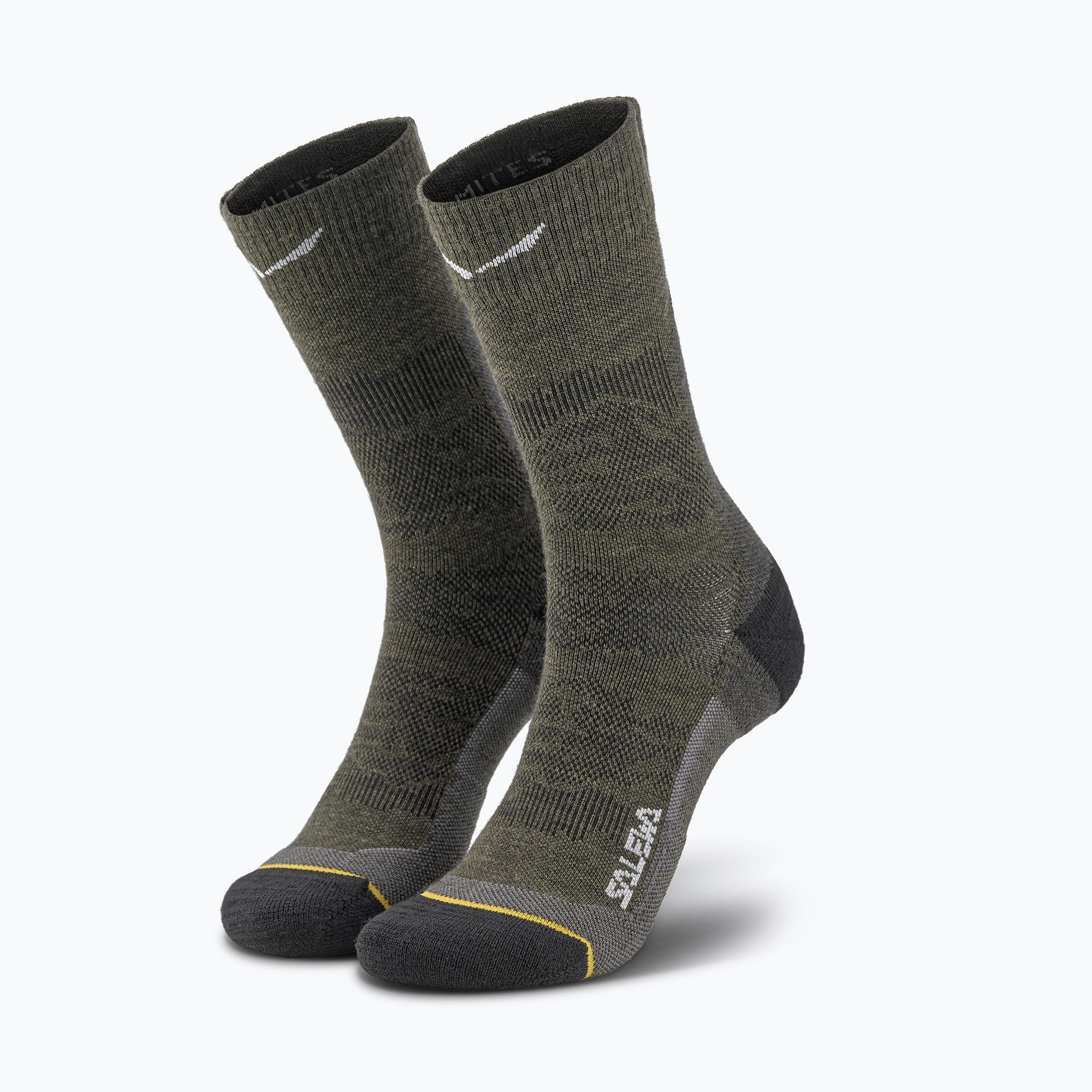Pánske ponožky Salewa Ortles AM Crew dark olive