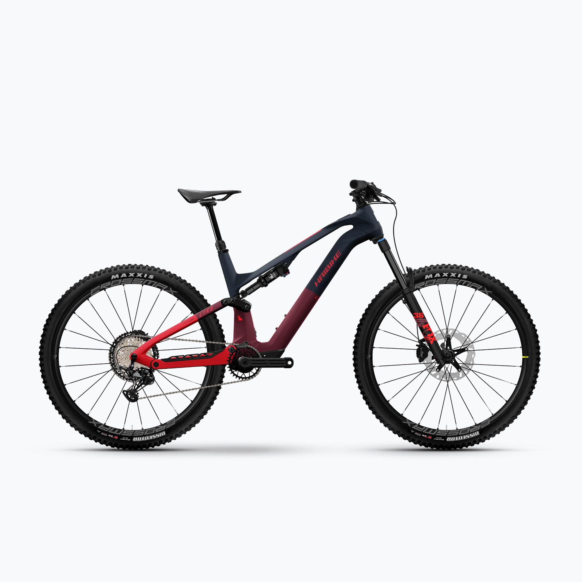 Haibike Lyke CF 11 430 Wh elektrický bicykel kráľovský/červený/tuškánsky matný (Lyke CF 11 45812440)