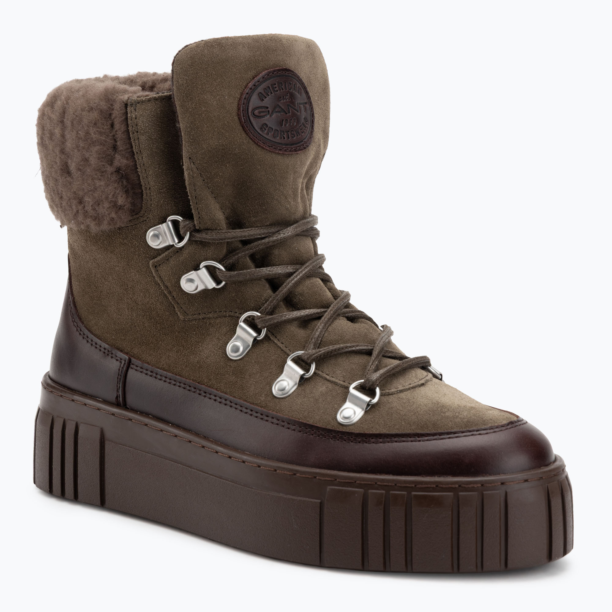 Buty damskie GANT Snowmont warm olive green 